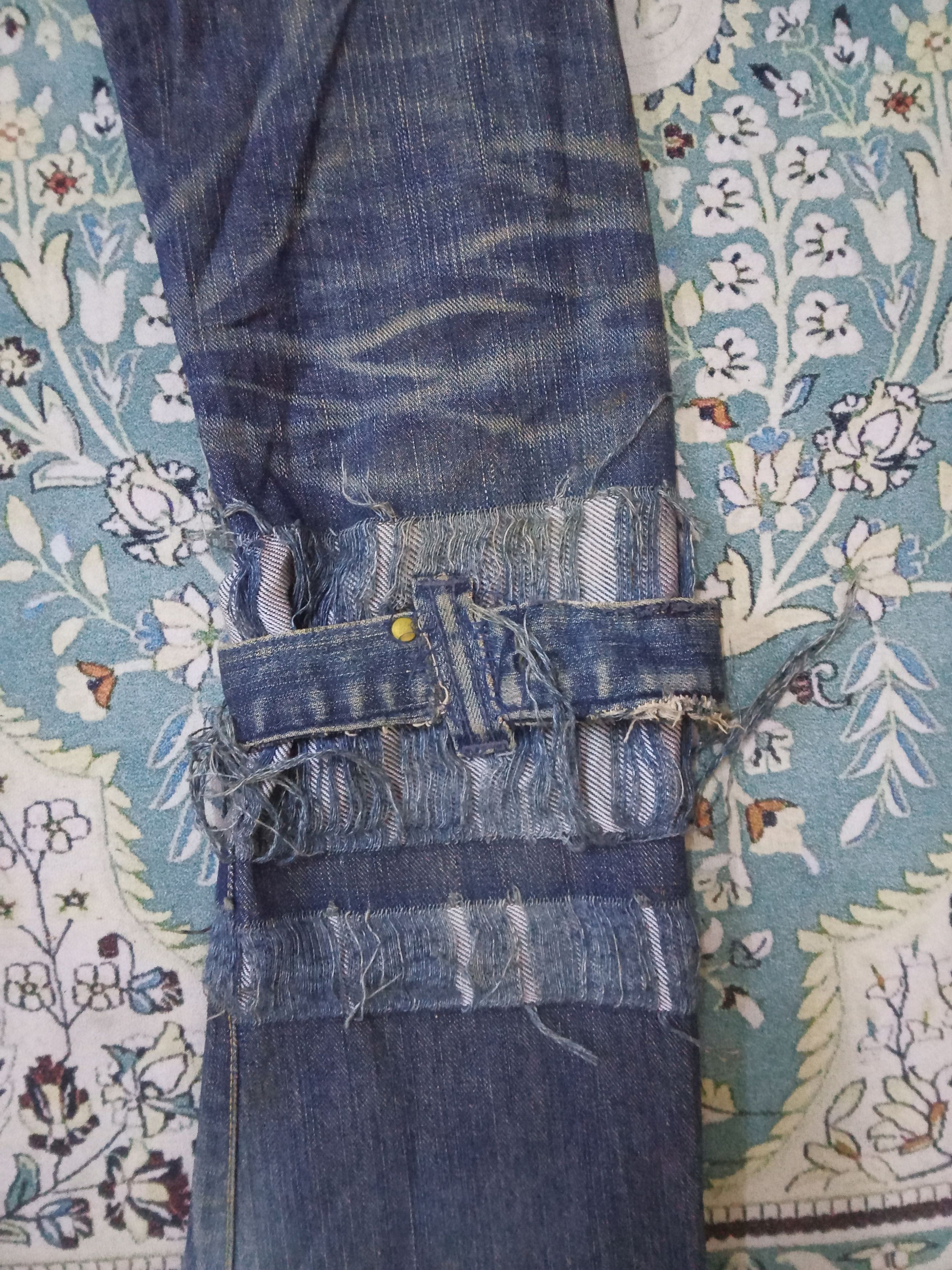 JACKROSE Jackrose Luv Maison Distressed Rare Design Jeans Size US 30 / EU 46 - 11 Thumbnail