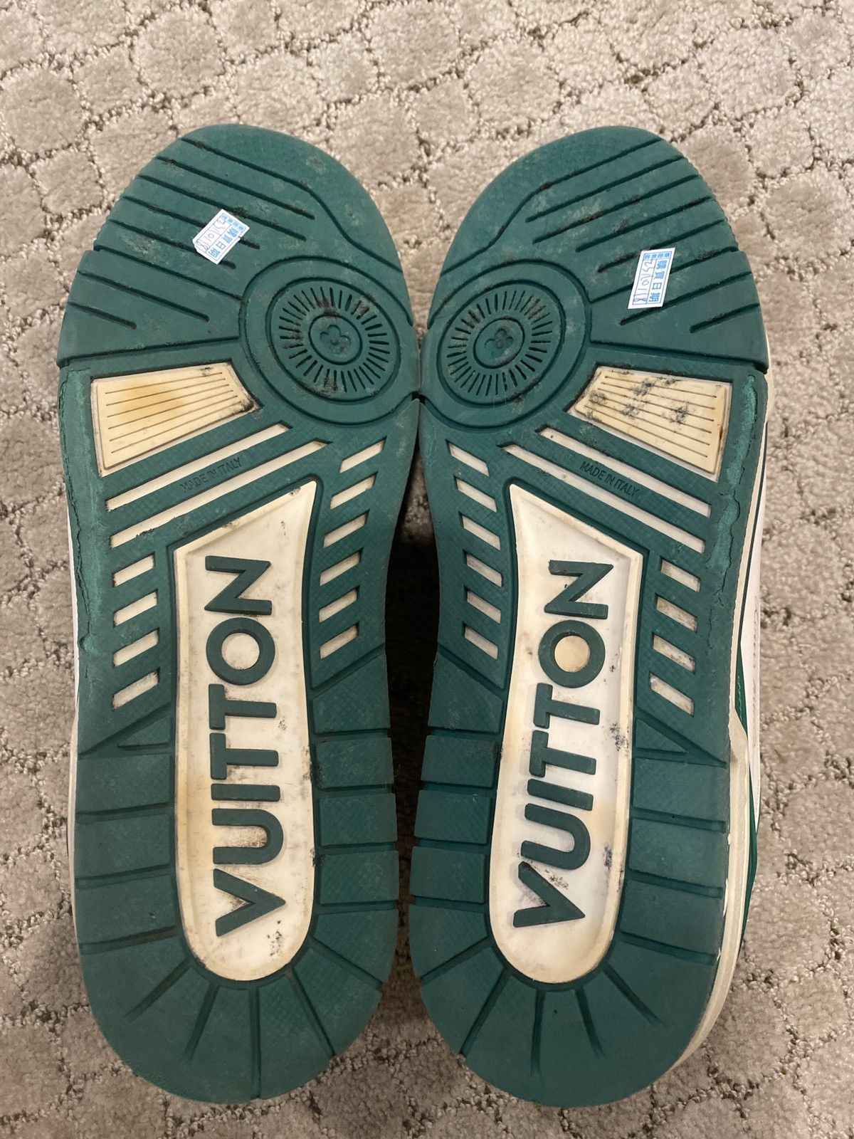 Louis Vuitton Louis Vuitton og Virgil green trainer Size US 10 / EU 43 - 5 Thumbnail
