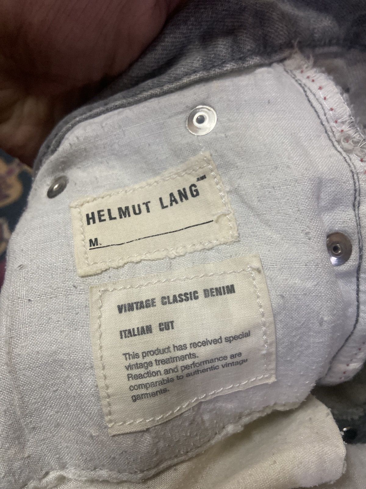 Helmut Lang × Vintage 👘SALE👘 HELMUT LANG VINTAGE CLASSIC DENIM ITALIAN CUT Size US 30 / EU 46 - 12 Thumbnail