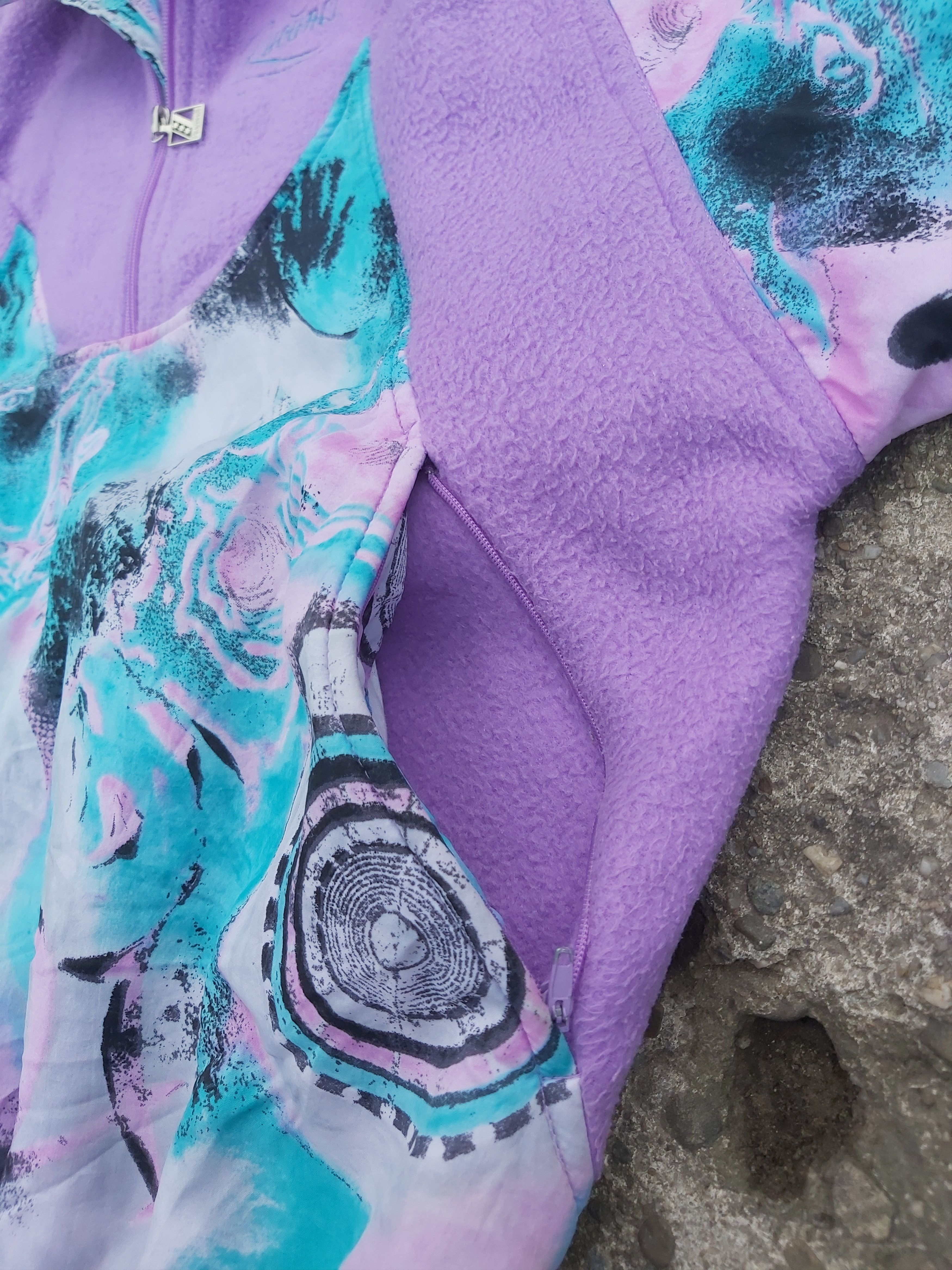 Vintage Vintage 80-90s RUCANOR Rare Fleece Sweater Anorak womens S/M Size M / US 6-8 / IT 42-44 - 16 Thumbnail