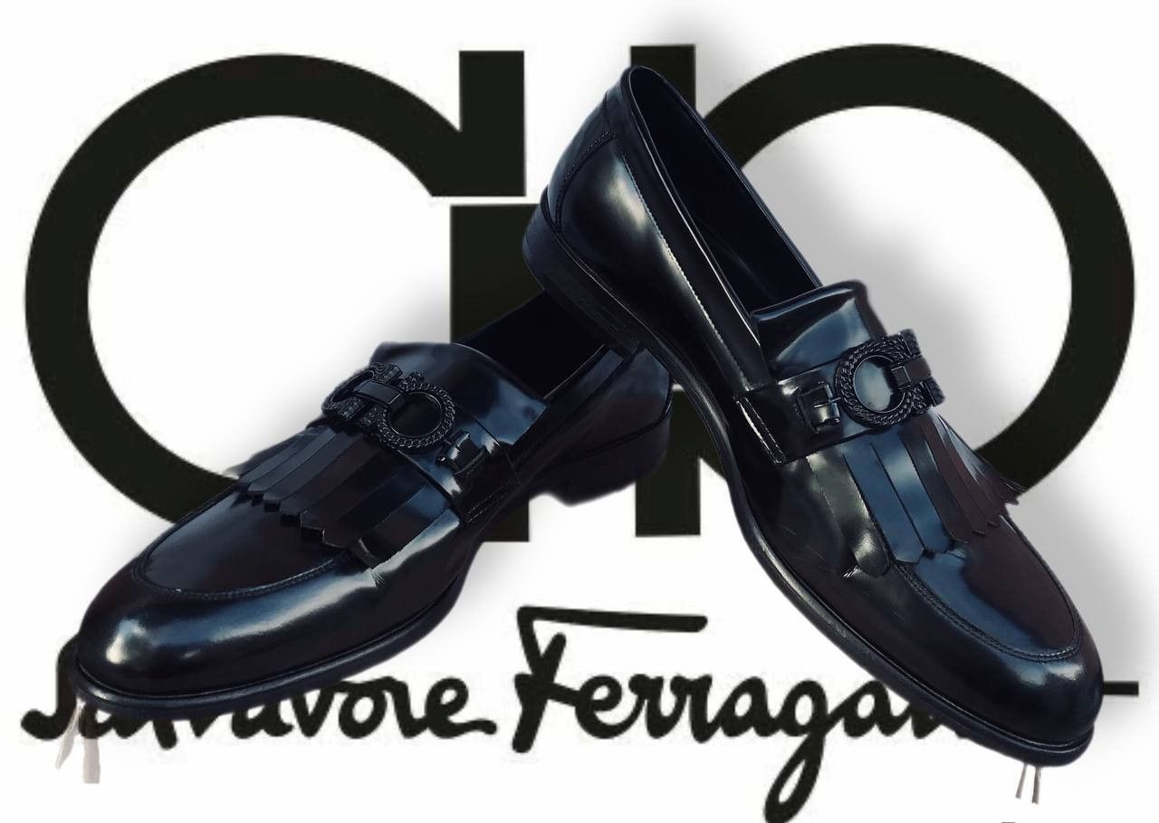 Salvatore Ferragamo Salvatore Ferragamo Gancini Loafers Tassel Men's Slip On Size US 9 / EU 42 - 5 Thumbnail