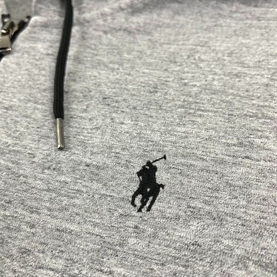 Polo Ralph Lauren Polo Ralph Lauren Jacket Mens XL Gray Fleece Full Zip Hooded Pockets Embroidered Logo Preppy Classic Designer Regular Size US XL / EU 56 / 4 - 2 Thumbnail