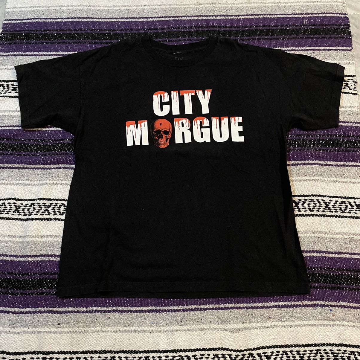 City Morgue x Vlone Bark ロンT Tシャツ ブラック City Morgue x Vlone Bark ロンT Tシャツ ブラック (VLONE/T
