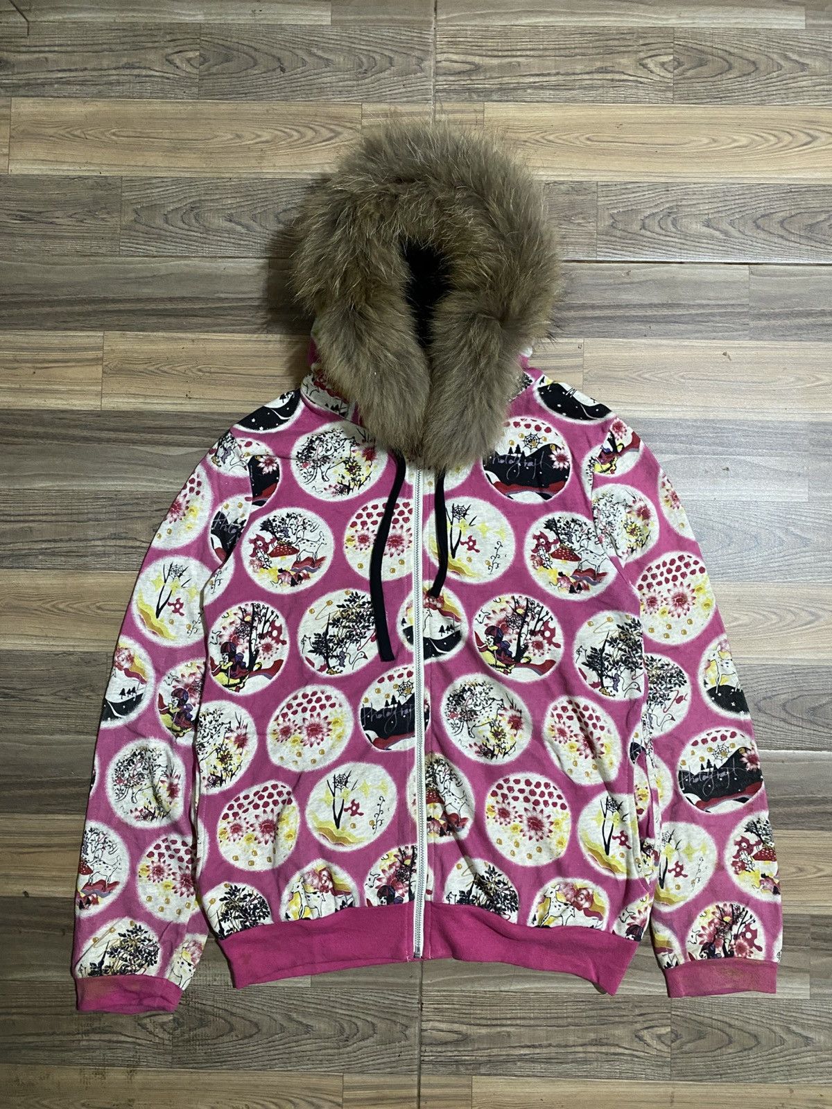 Japanese Brand × Vintage JAPANESE BRAND SCOLAR FUR HOODIES Size M / US 6-8 / IT 42-44 - 1 Thumbnail