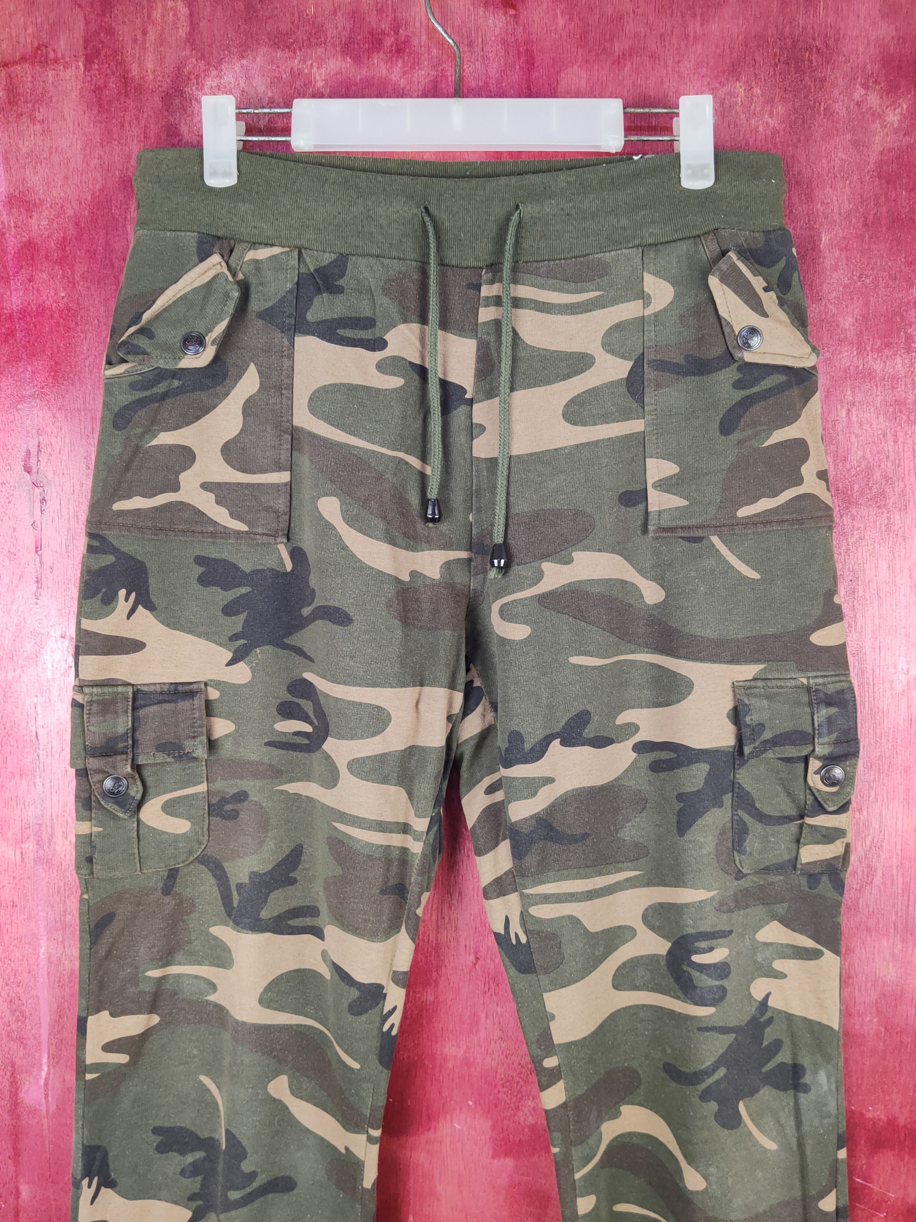 Japanese Brand Japanese Brand Camo Multipocket Jogger Pants #S1867 Size 32" / US 10 / IT 46 - 2 Thumbnail
