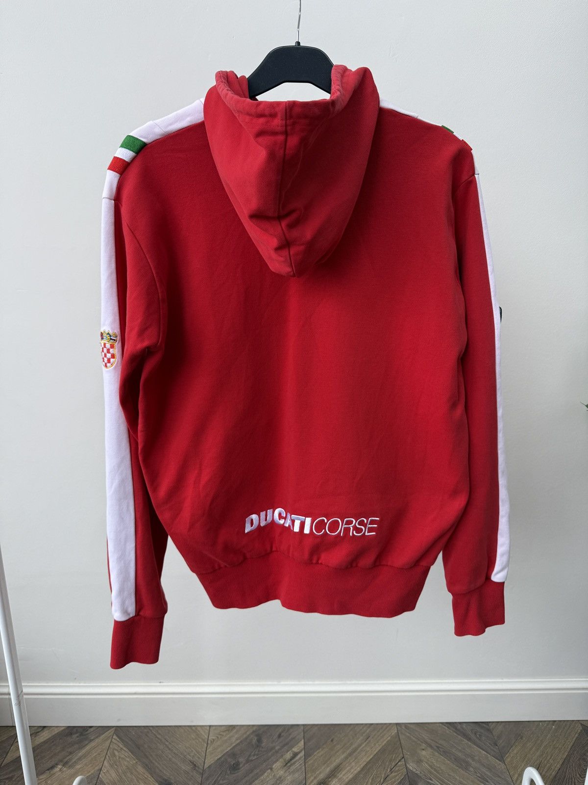 Ducati Vintage Ducati Corse Racing Hoodie Full Zip Logo Spell Out Size US M / EU 48-50 / 2 - 12 Thumbnail