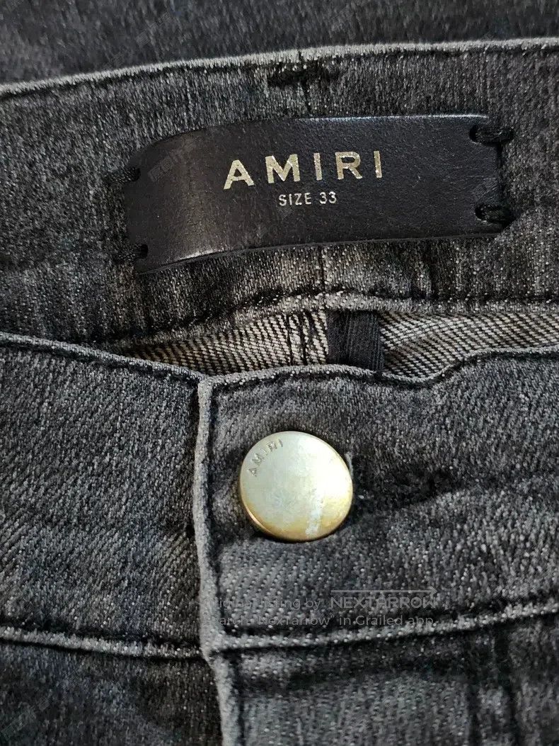 Amiri Amiri Motorcycle Jeans Size US 33 - 5 Thumbnail