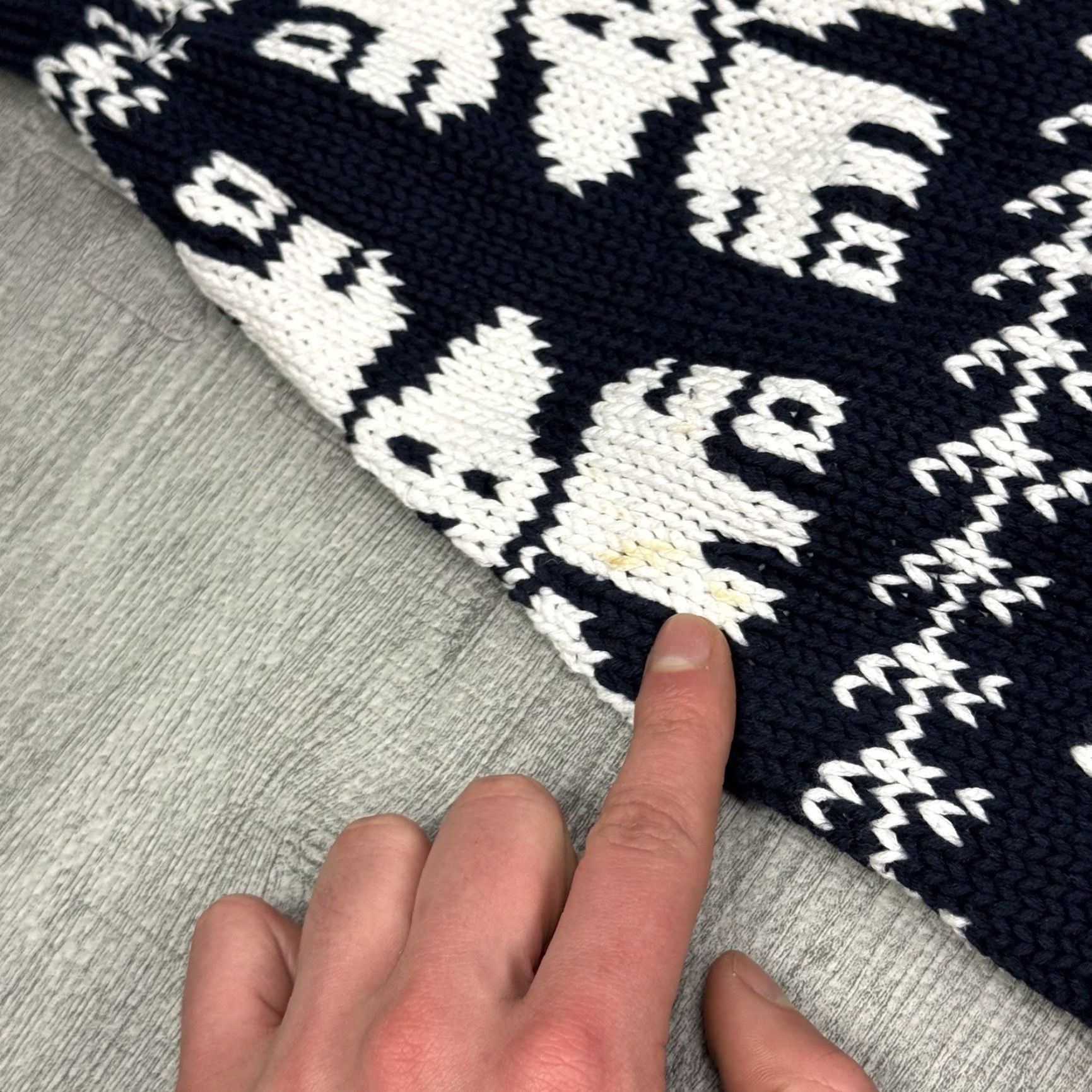 Vintage VINTAGE Savile Row Sweater Mens XL Cotton Fair Isle Knit Heavyweight 80s Blue Pullover Holiday Size US XL / EU 56 / 4 - 6 Thumbnail