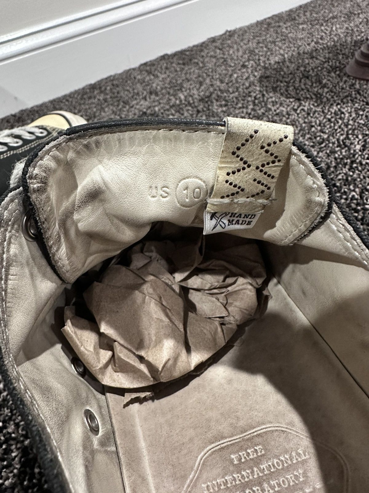 Japanese Brand × Visvim Visvim Skagway LO G. Pattern Black Canvas Sneaker Size US 10 / EU 43 - 9 Thumbnail