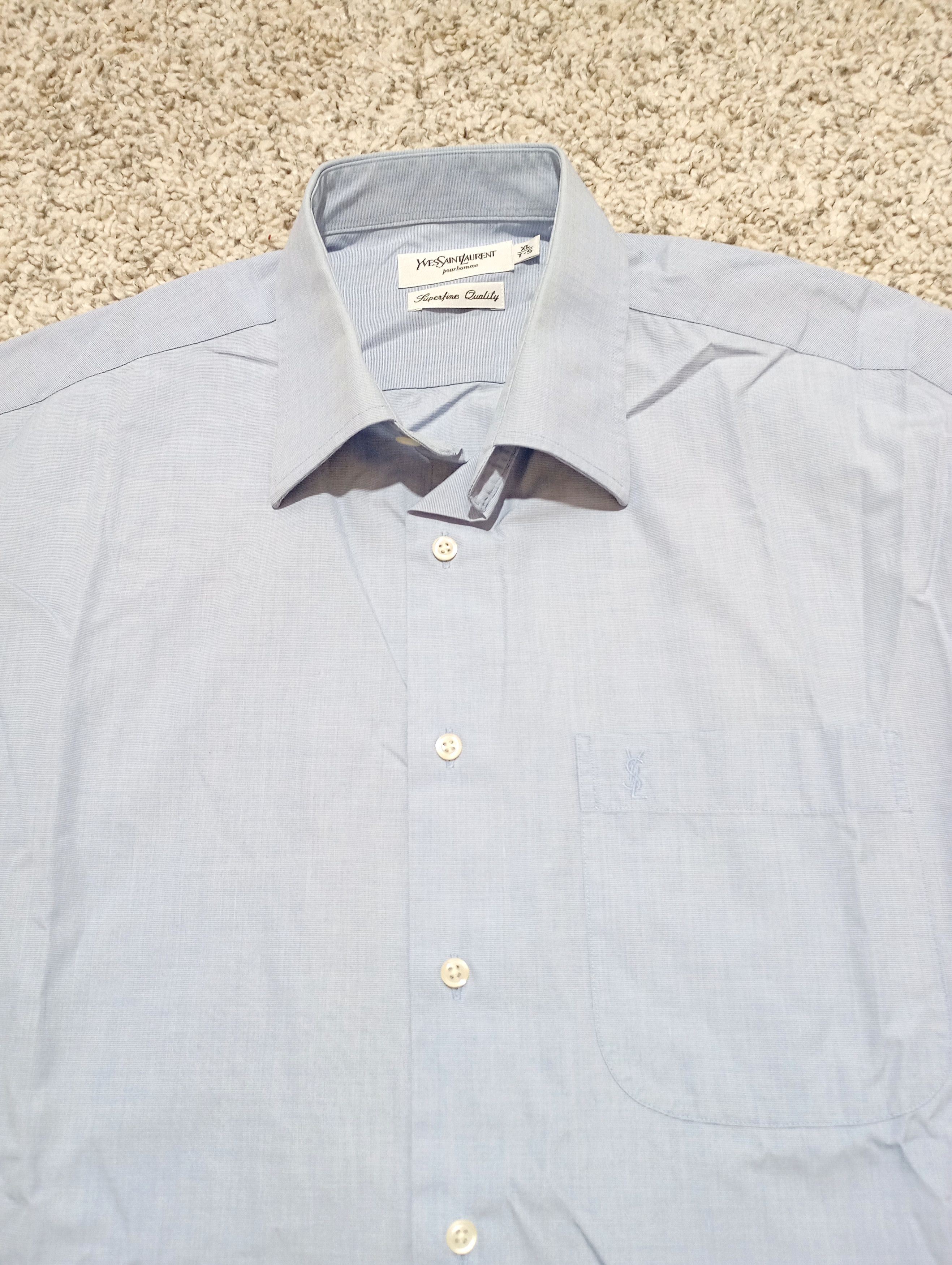 Yves Saint Laurent Vintage Yves Saint Laurent Button Down Shirt Size US XL / EU 56 / 4 - 3 Thumbnail