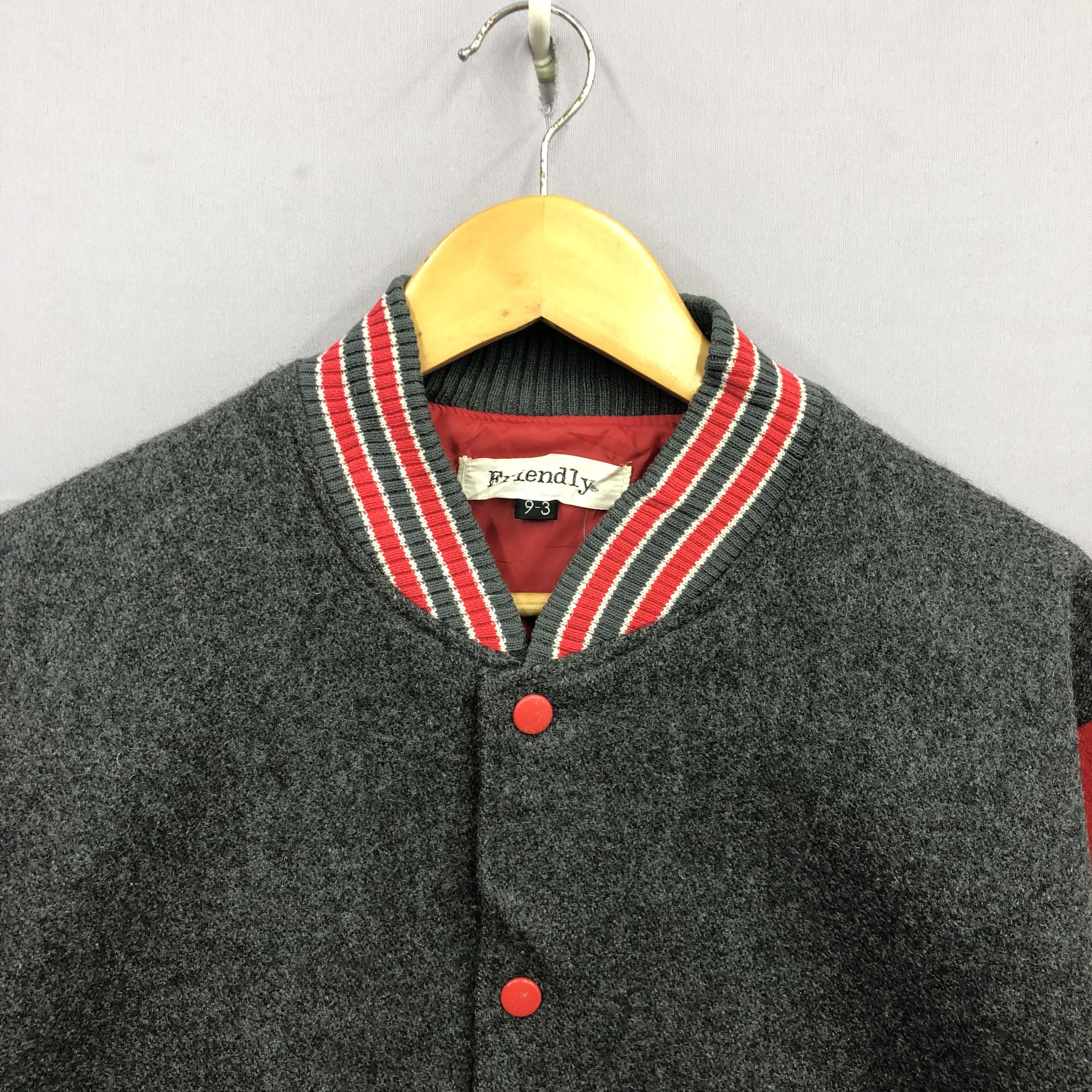 Japanese Brand Vintage 90s Express 303 Wool Varsity Baseball Jacket Size S / US 4 / IT 40 - 4 Thumbnail