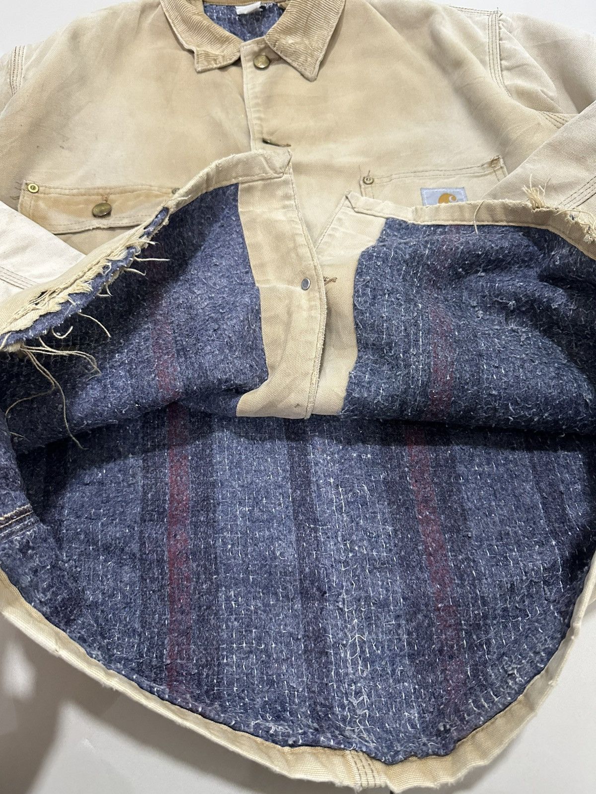 Carhartt Vintage CARHARTT Worker Wear Chore Jakcet Michigan Design Size US L / EU 52-54 / 3 - 11 Thumbnail