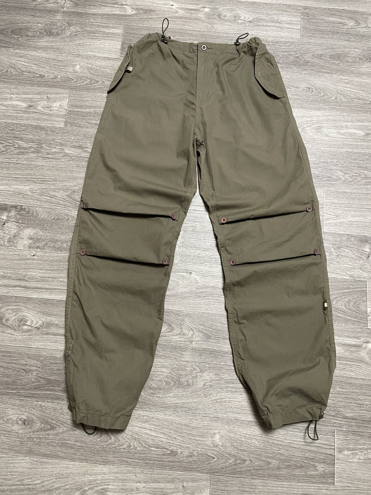 Vintage Maharishi Khaki Parachute Pants