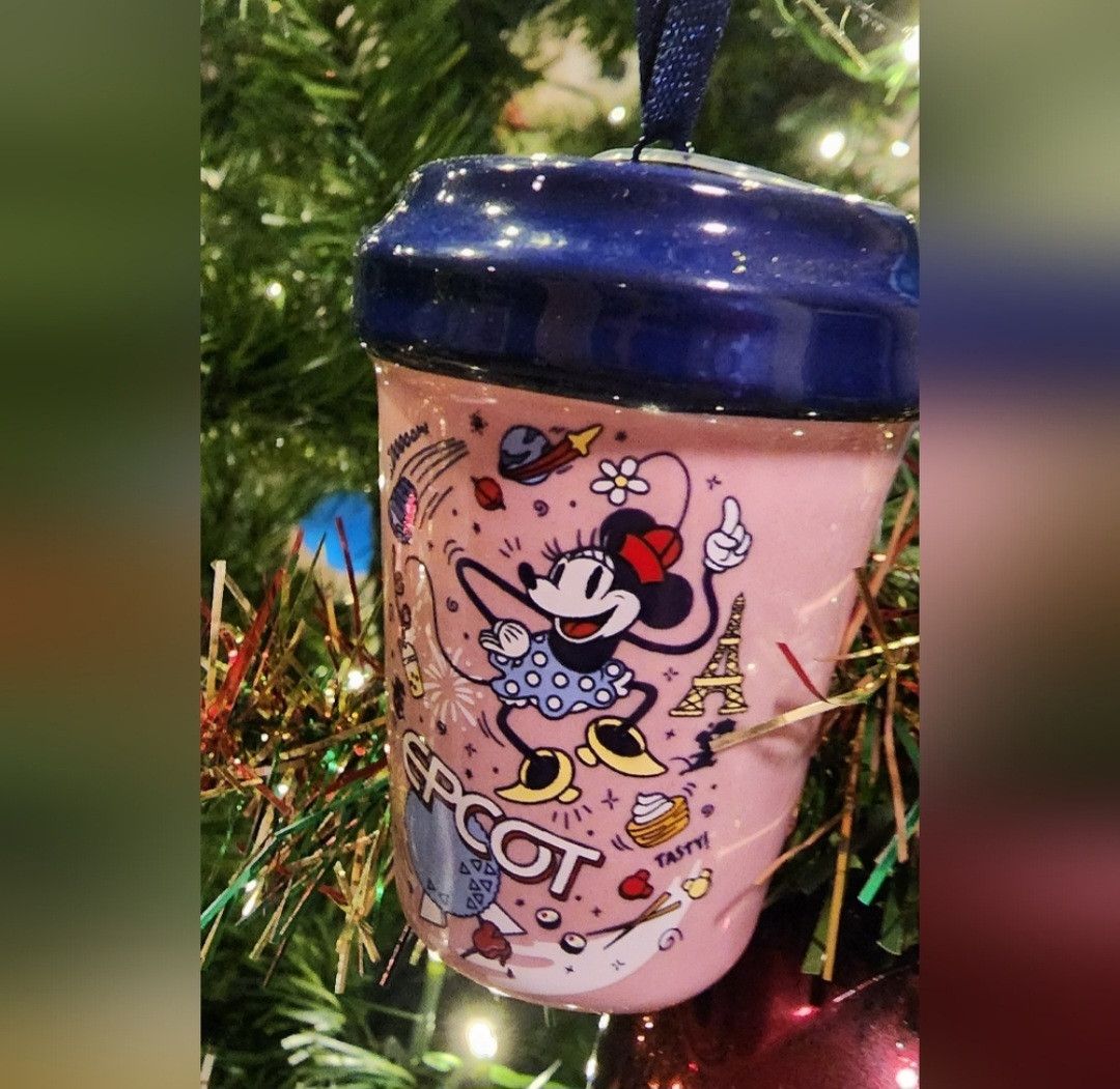 Disney NWT Disney Parks Epcot Minnie Starbucks Tumbler Ornament Size ONE SIZE - 1 Thumbnail