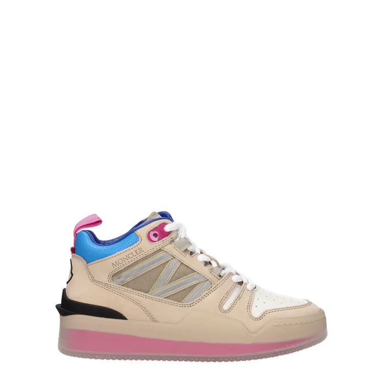 Moncler ob1o1e1124 Suede Sneakers in Multicolor Size US 6 / IT 36 - 1 Thumbnail