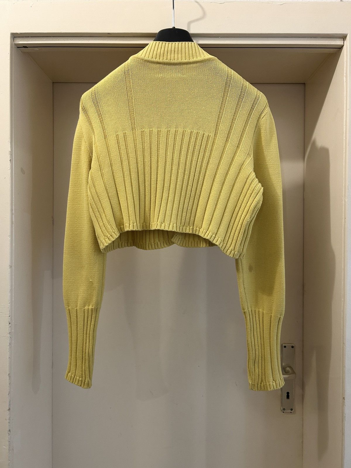 Dirk Bikkembergs S/S 1994 cropped cotton knit Size M / US 6-8 / IT 42-44 - 4 Thumbnail