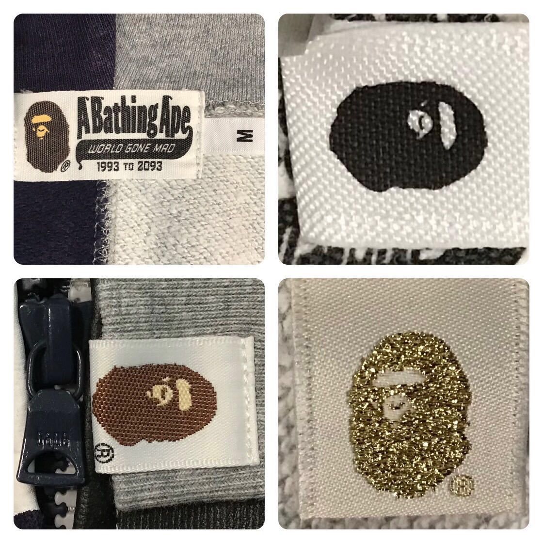 Bape BAPE College logo docking full zip hoodie a bathing ape Size US M / EU 48-50 / 2 - 7 Thumbnail