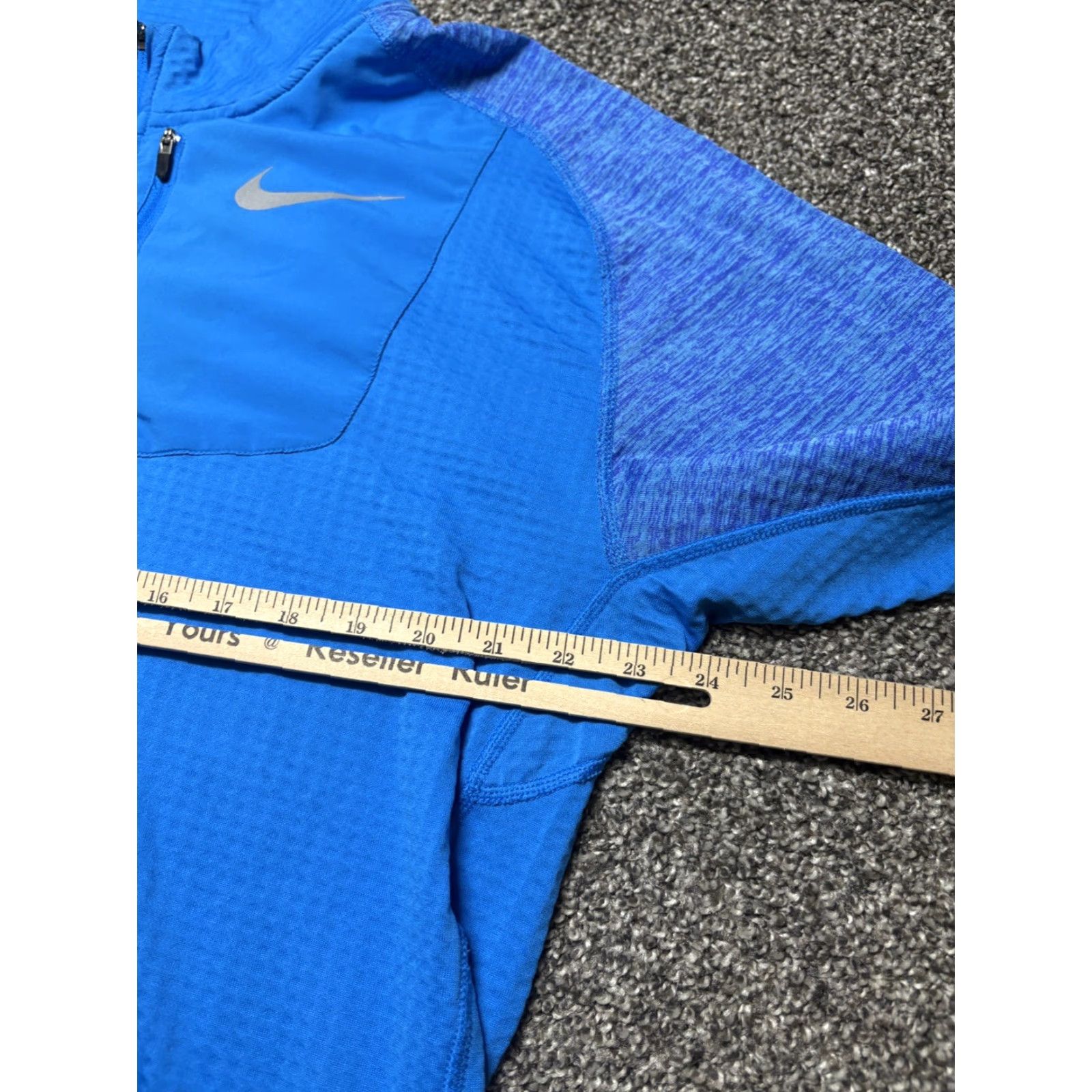 Nike Nike Therma Element Sphere Jacket 1/2 Zip Mens XL Blue Dri Fit Running 857829 Size US XL / EU 56 / 4 - 5 Thumbnail
