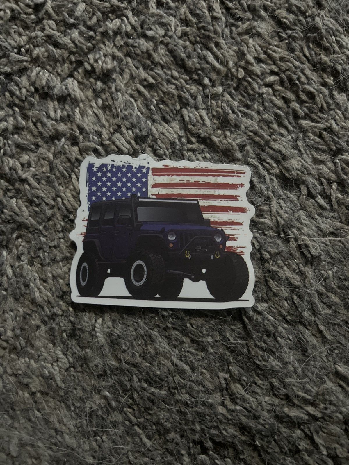 Hypebeast × Jeep Jeep Wrangler American Flag Sticker Size ONE SIZE - 1 Thumbnail