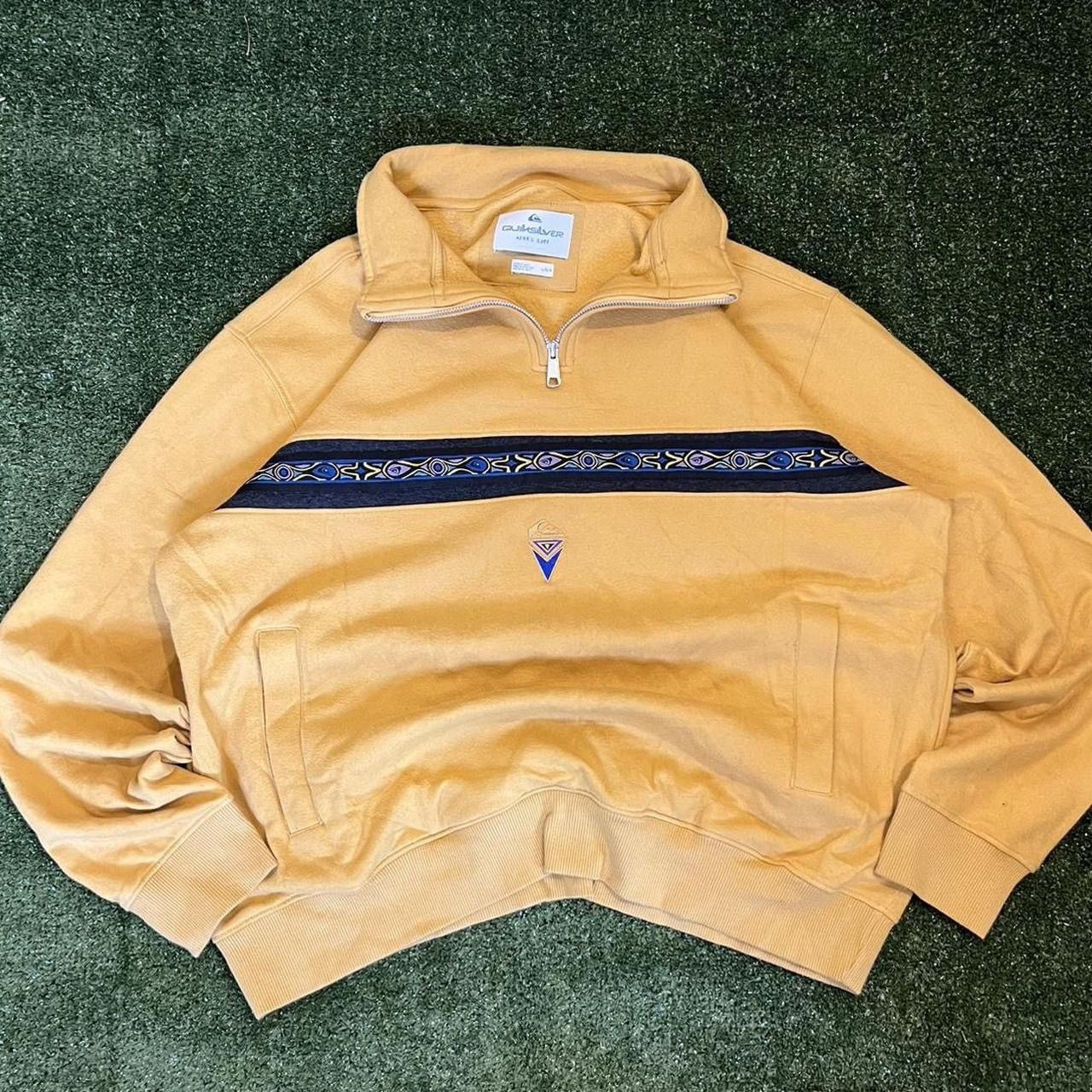 Quiksilver Quiksilver yellow quarter zip sweatshirt Size US L / EU 52-54 / 3 - 1 Thumbnail