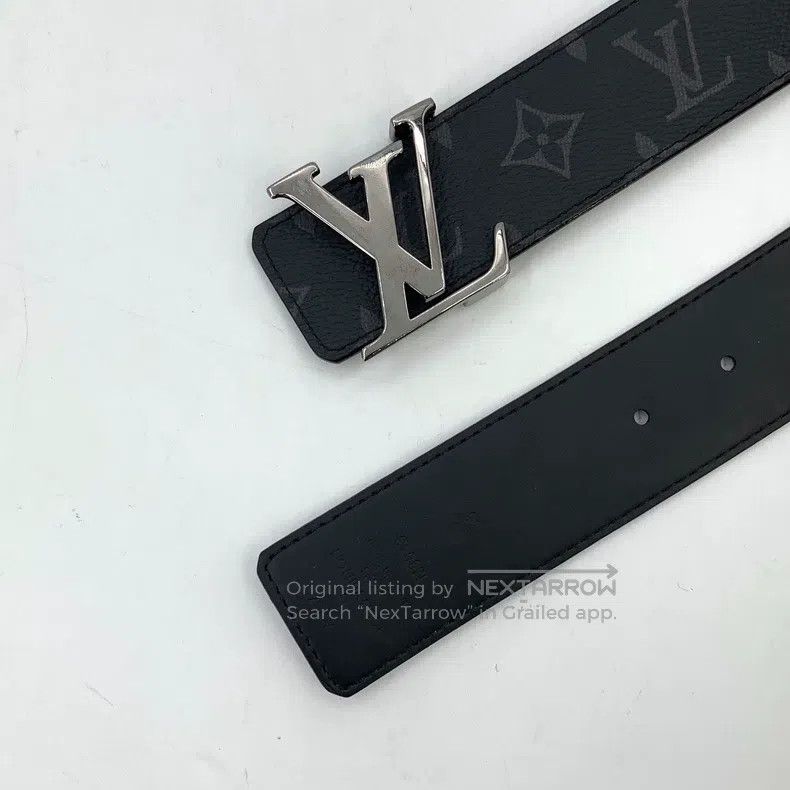 Louis Vuitton Louis Vuitton Black logo presbyopic full print smooth buck Size ONE SIZE - 5 Thumbnail