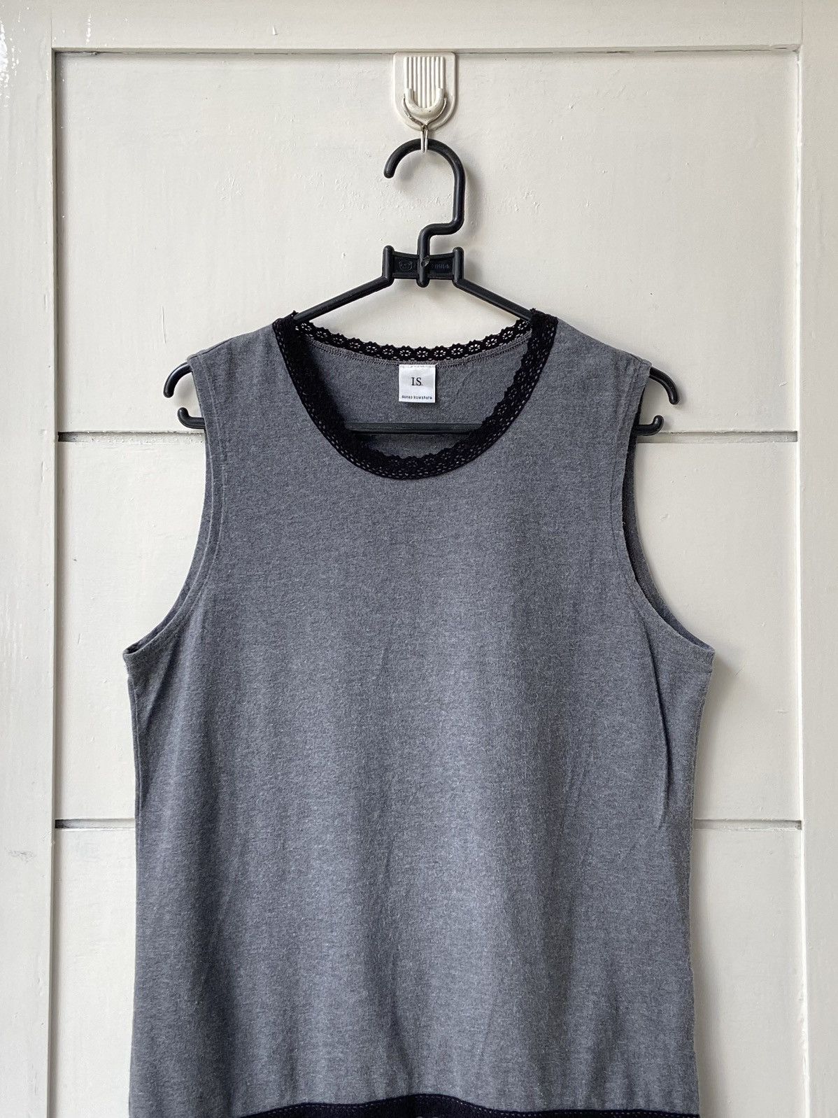 Issey Miyake × Japanese Brand × Sunao Kuwahara IS SUNAO KUWAHARA Grey Sleeveles T-shirt Size XS / US 0-2 / IT 36-38 - 10 Thumbnail