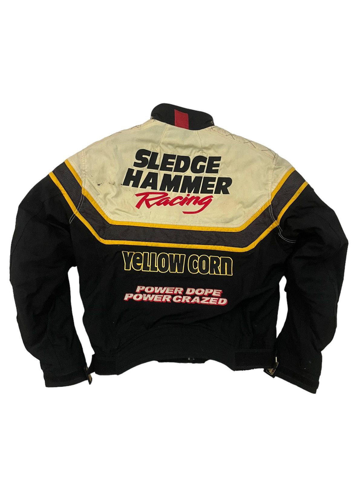 Yellow Corn Sledge Hammer Biker Jacket