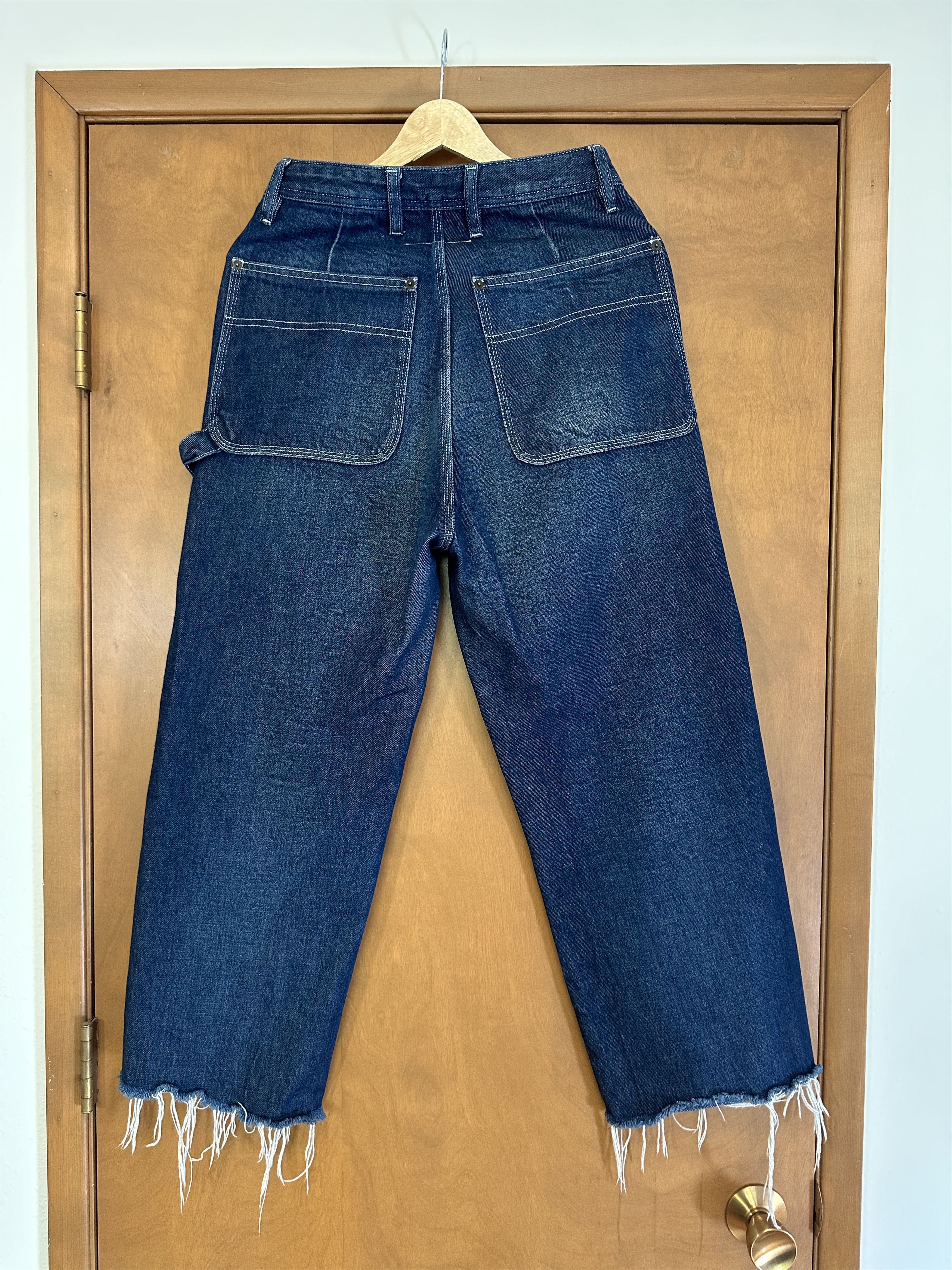 Maison Margiela MM6 Maison Margiela Archive Raw Hem Carpenter Jeans 6 Size 28" / US 6 / IT 42 - 2 Thumbnail