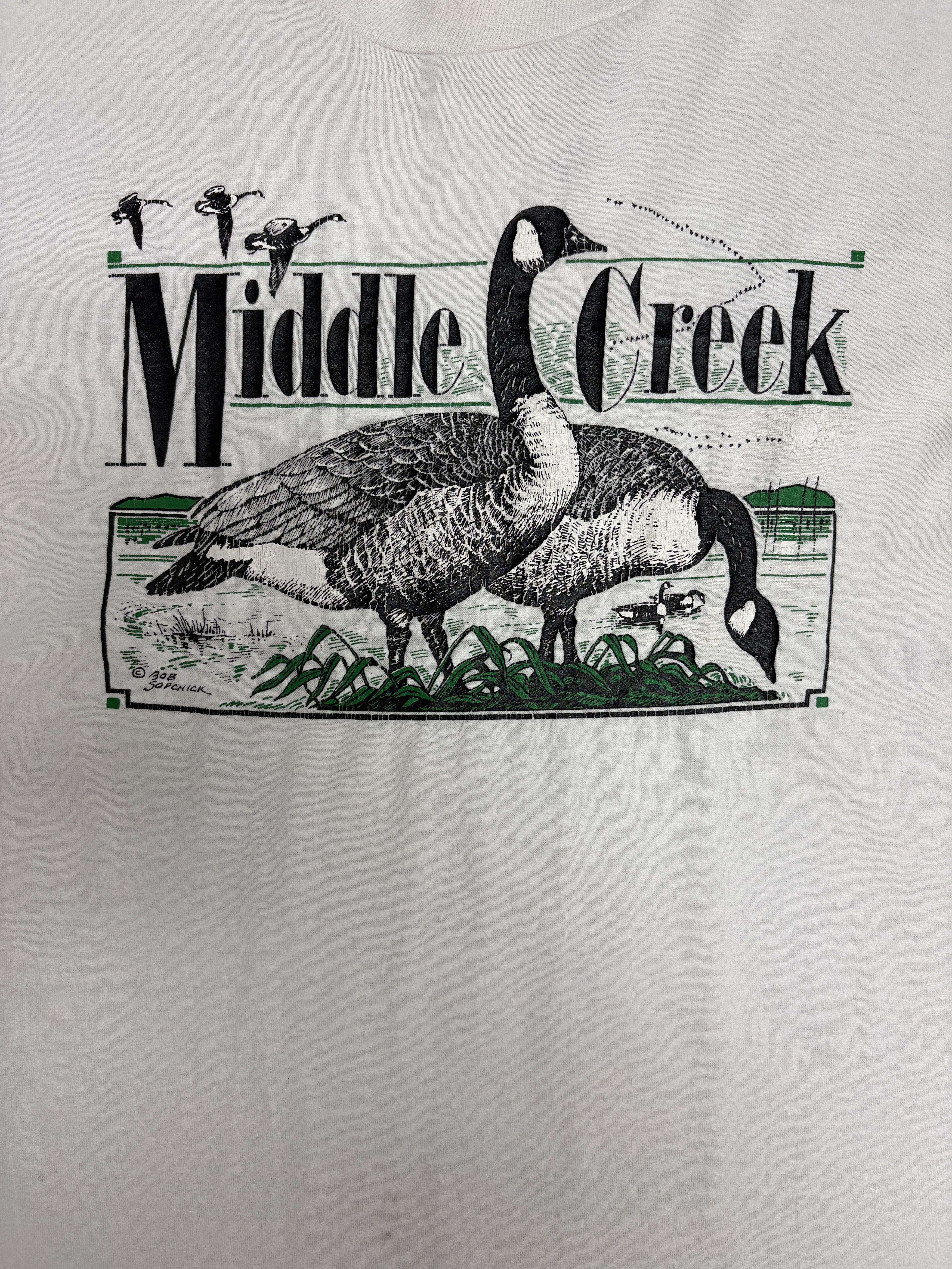 Vintage Middle Creek Wildlife Management Area Vintage White Tee Size US L / EU 52-54 / 3 - 2 Thumbnail