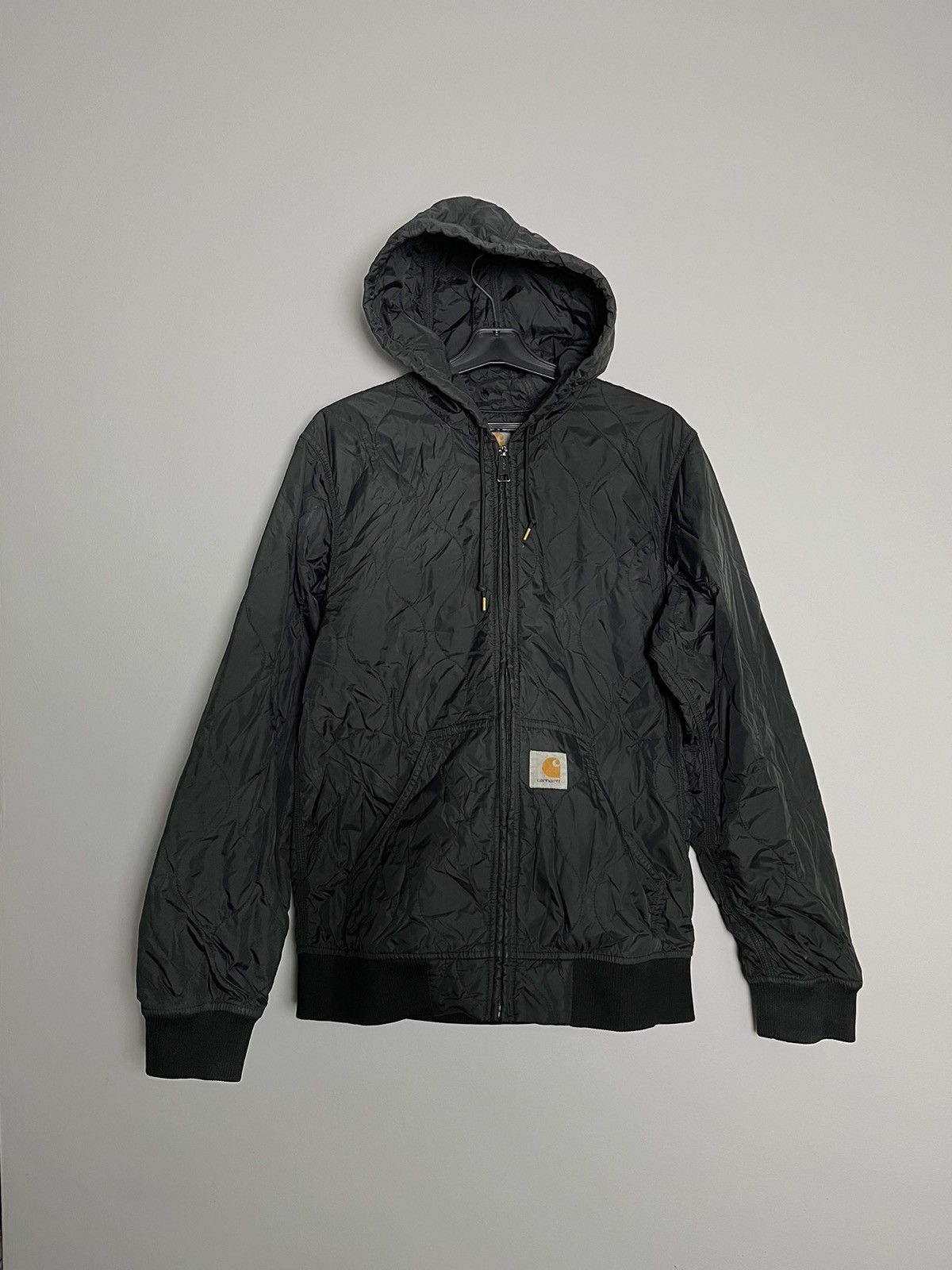 Carhartt × Haze ×Stussy アクティブパーカー Jacket ステューシー カーハート アクティブジャケット ダックパーカー