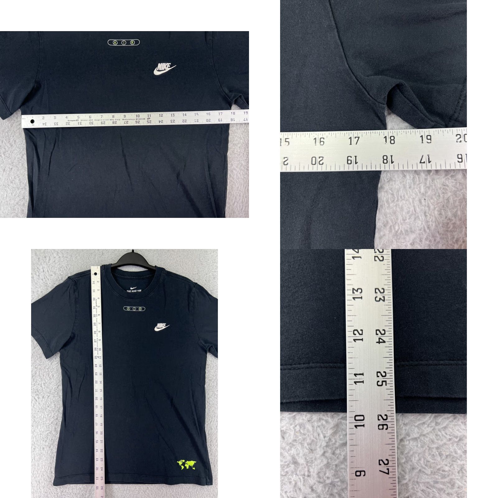 Nike Nike Mens Shirt Small Black Dri-FIT Patch Embroidered Logo Beaverton OR Sports Retro 90s Mens Size US S / EU 44-46 / 1 - 9 Thumbnail