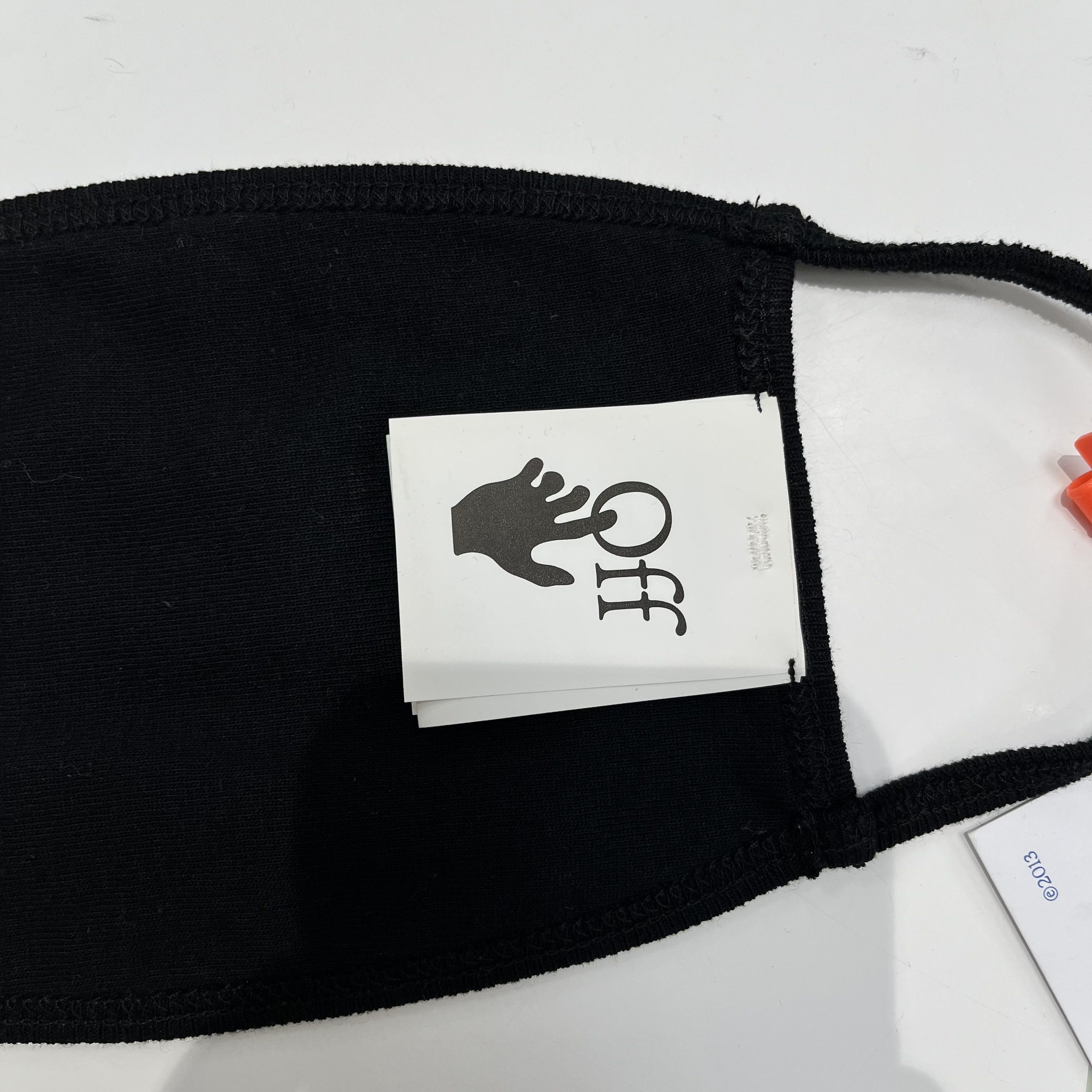 Off-White Off-White Logo Face Mask Black Size ONE SIZE - 3 Thumbnail