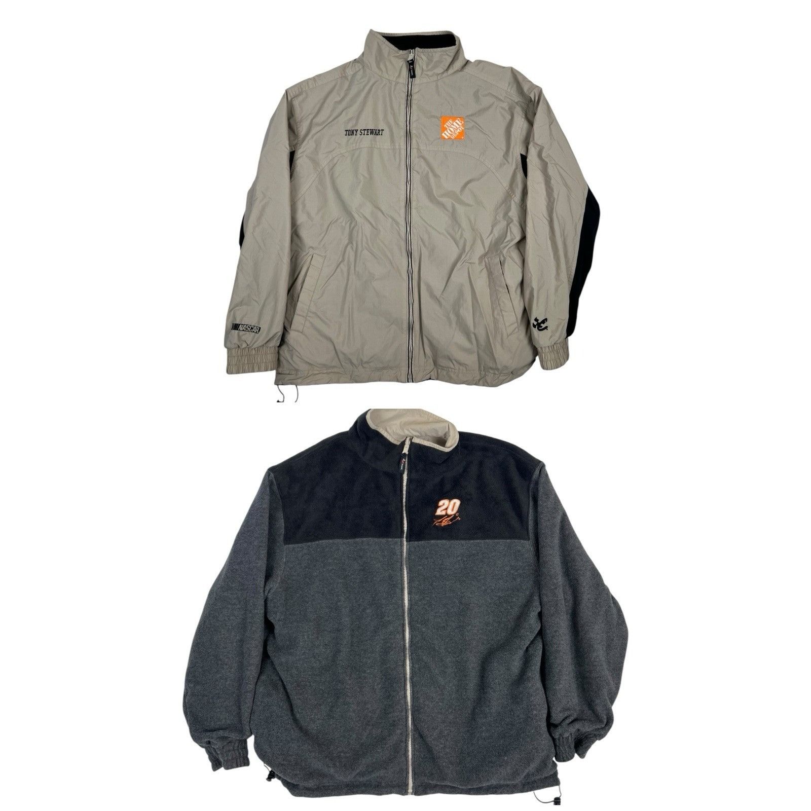 Chase Authentics Vintage Tony Stewart Reversible Jacket Size Large NASCAR Hom Size US L / EU 52-54 / 3 - 1 Thumbnail