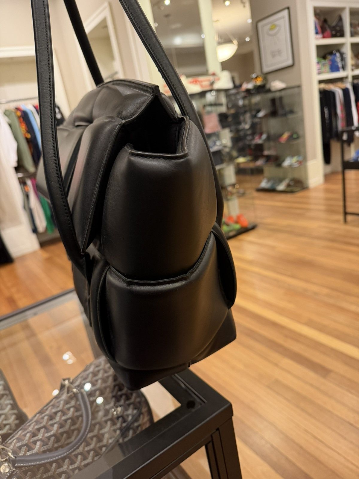 Bottega Veneta Bottega Veneta Black Leather Arco Tote Large Size ONE SIZE - 5 Thumbnail