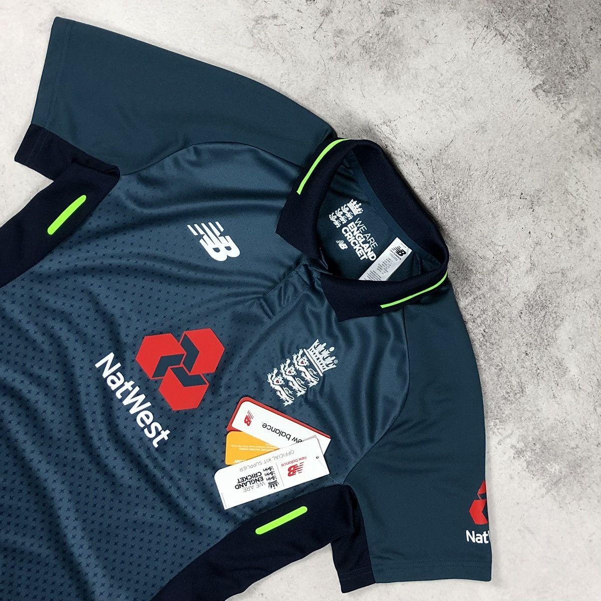 New Balance England Cricket ODI 2018-2019 New Balance WM Polo Jersey Size L / US 10 / IT 46 - 7 Thumbnail