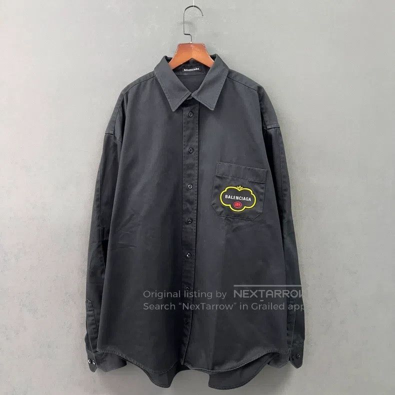 Balenciaga Balenciaga Denim shirt with back lock Size XS / US 0-2 / IT 36-38 - 1 Thumbnail