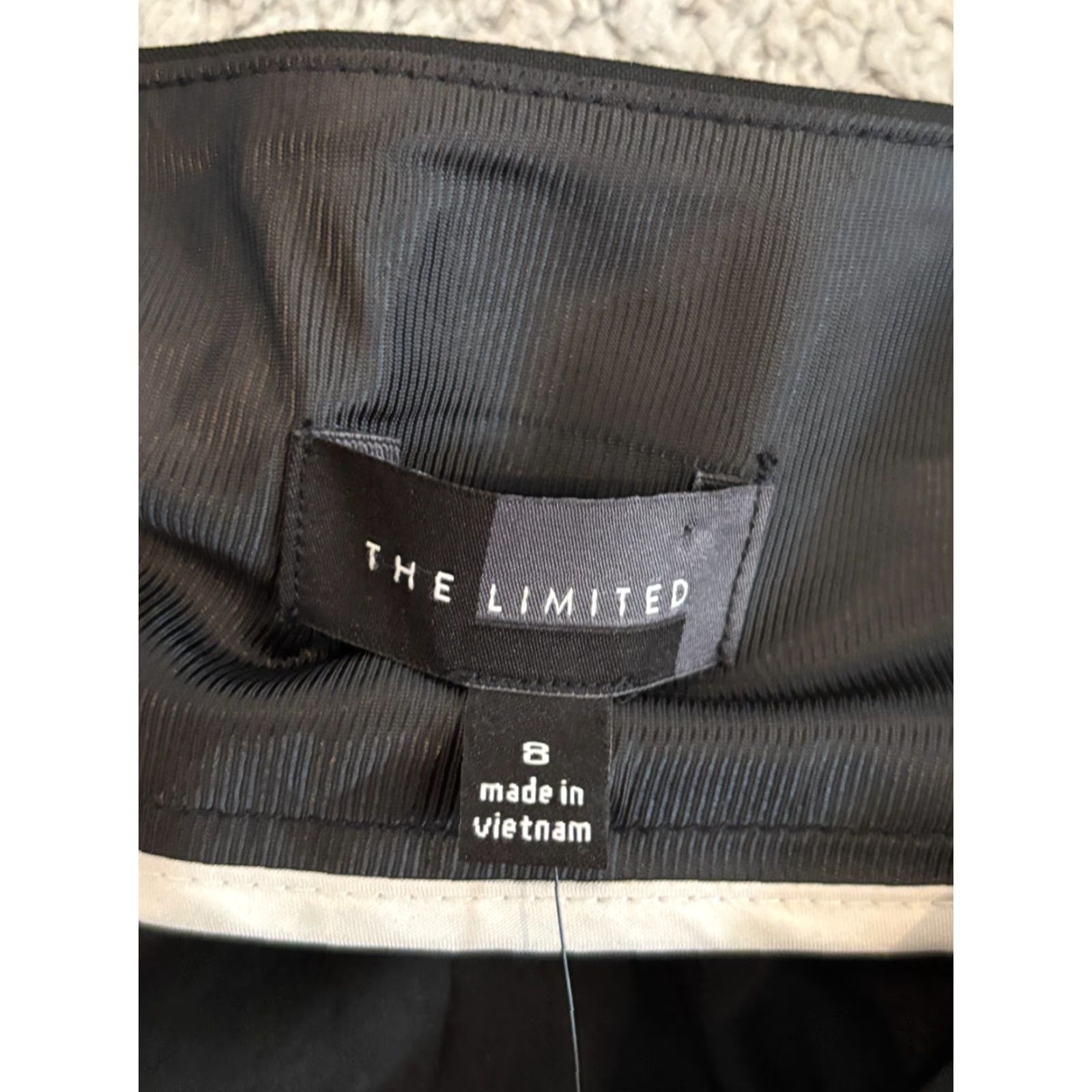 Vintage The Limited Pencil Skirt Womens 8 Black Straight Slit Workwear NWT Size 30" / US 8 / IT 44 - 2 Thumbnail