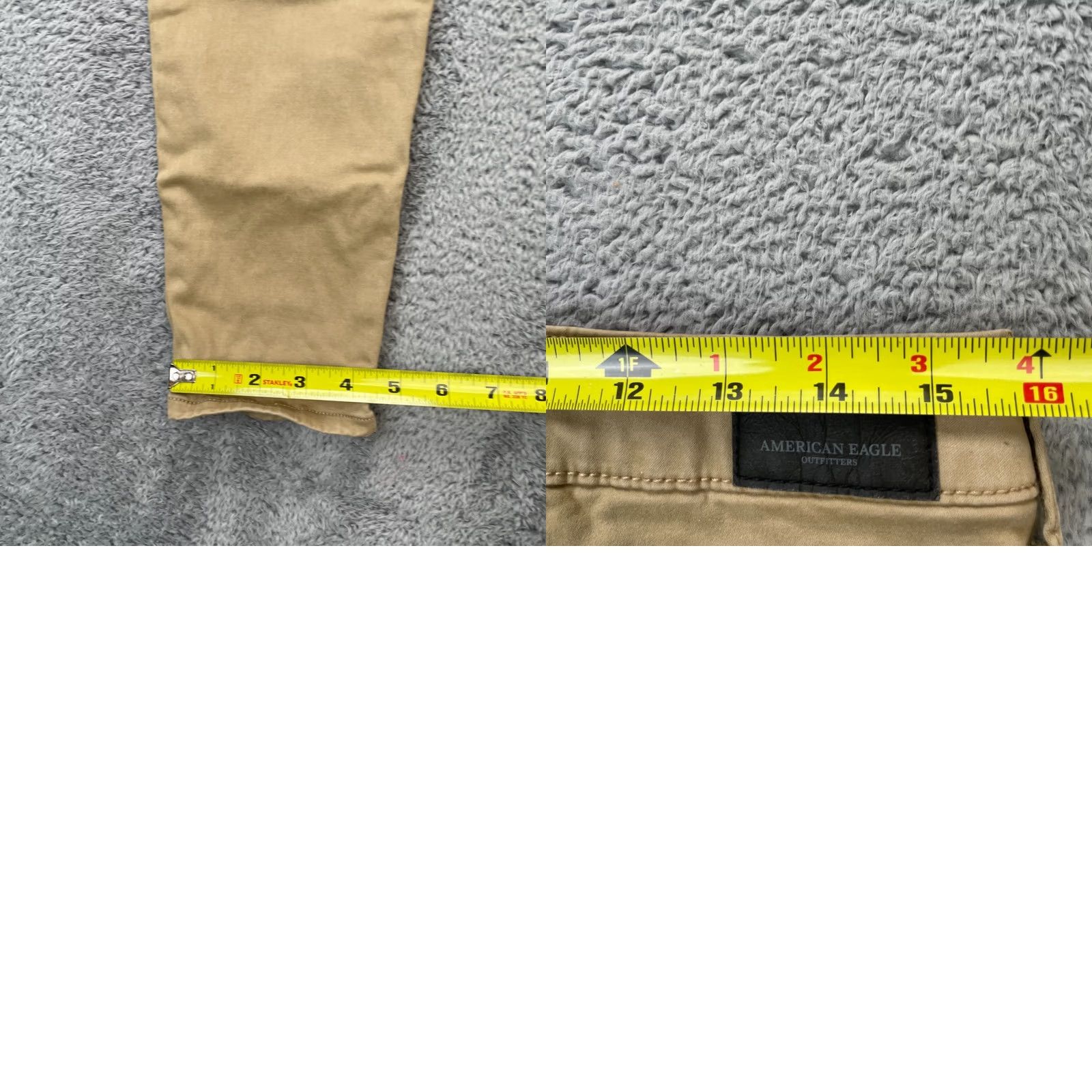 American Eagle Outfitters VINTAGE? No. American Eagle Outfitters Jeans Womens 12 Beige Jegging Super Stretch X Preppy Shirt? Size 34" / US 12 / IT 48 - 8 Thumbnail