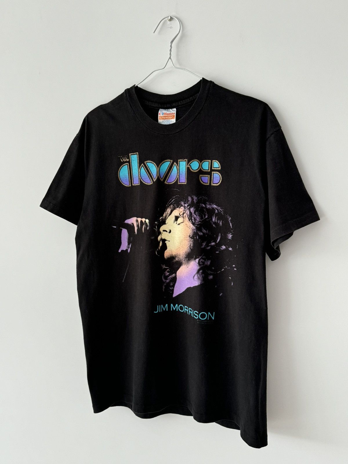 Band Tees × Vintage 1990 Vintage The Doors ‘Dance on Fire’ Jim Morrison Band Tee Size US L / EU 52-54 / 3 - 1 Thumbnail