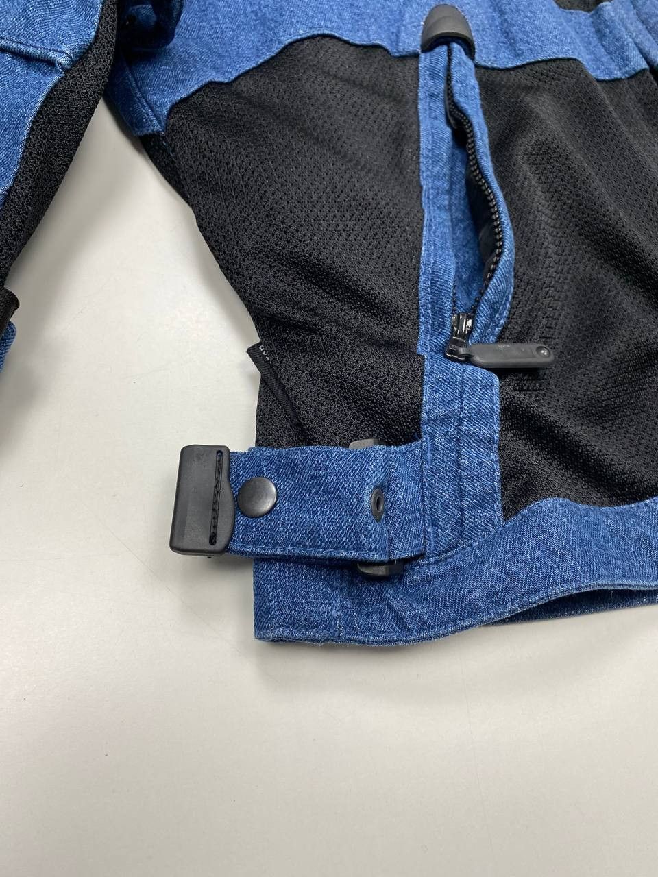 Vintage Danny Moto Blue Black L Vintage Motorcycle Jacket for Men Size US L / EU 52-54 / 3 - 3 Thumbnail