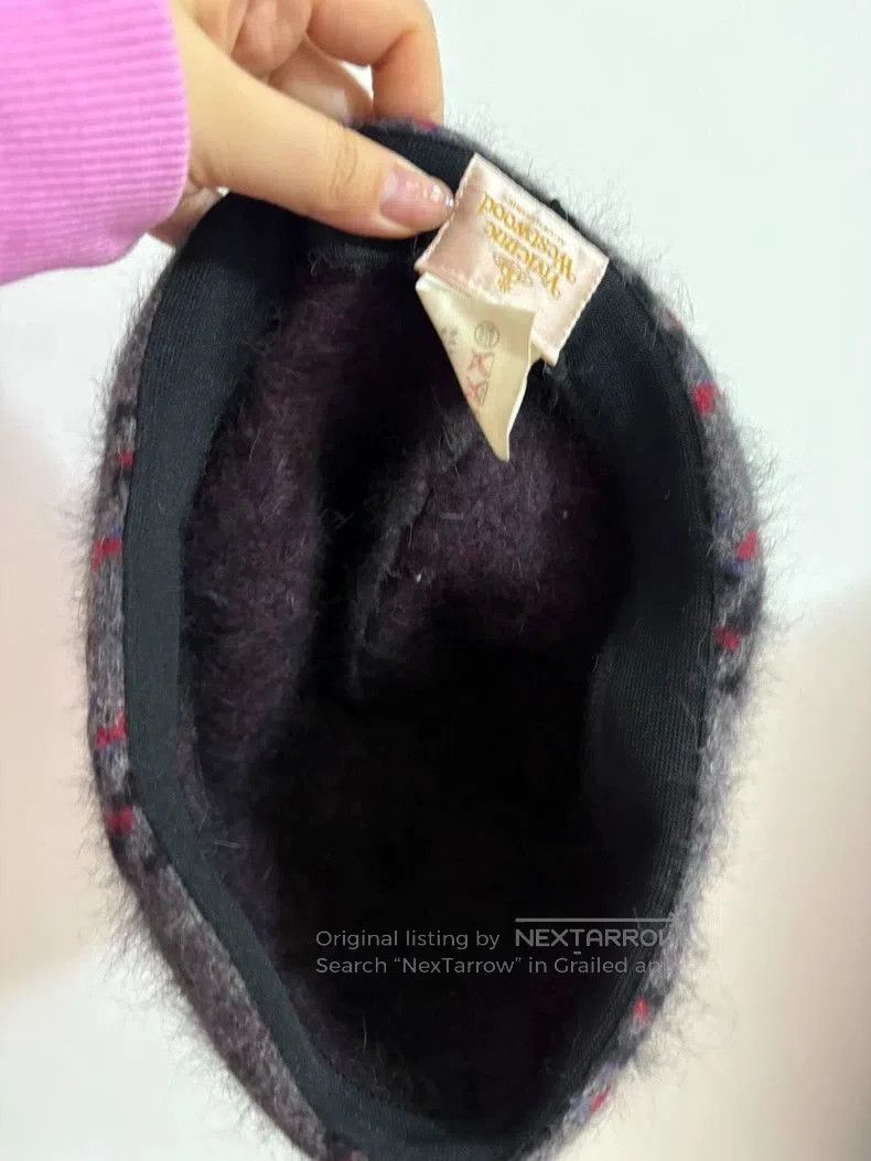Vivienne Westwood Vivienne Westwood Checked Beret Hat . Size ONE SIZE - 5 Thumbnail