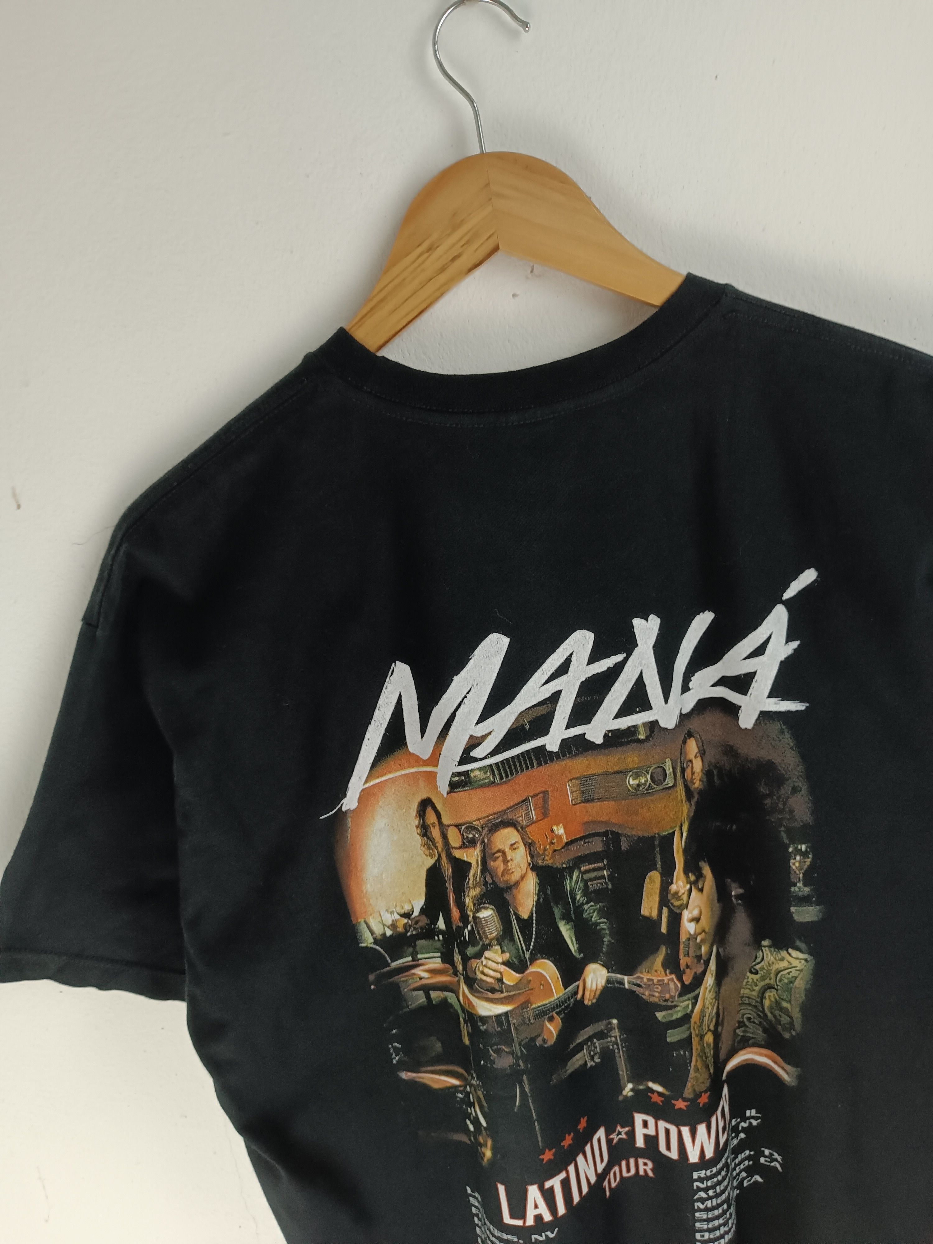Band Tees VINTAGE MANA LATINO POWER 2016 TOUR TEE rata blanca caifanes Size US L / EU 52-54 / 3 - 11 Thumbnail