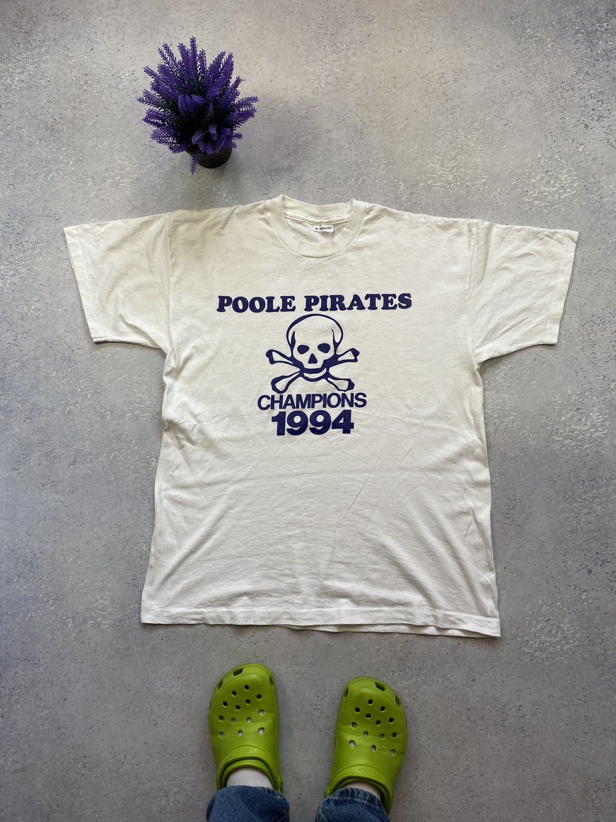 Japanese Brand × Vintage Vintage Poole Pirates Champions 1994 T-Shirt Size XL Size US XL / EU 56 / 4 - 2 Thumbnail