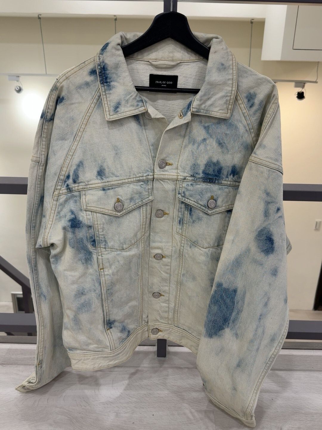Fear of God Fear of God Denim Jacket Medium Size Size US M / EU 48-50 / 2 - 1 Thumbnail