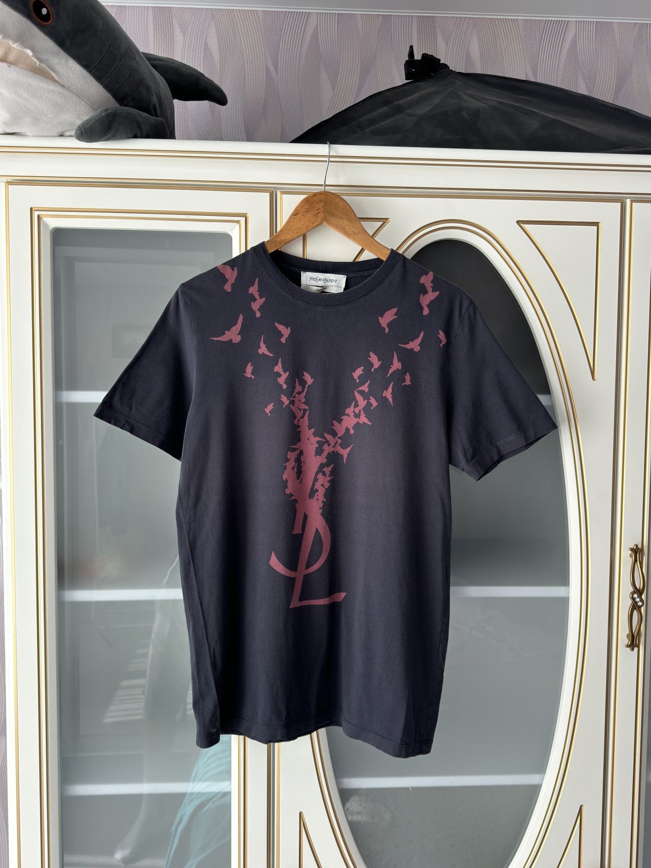 Streetwear × Yves Saint Laurent Vintage Yves Saint Laurent Flock