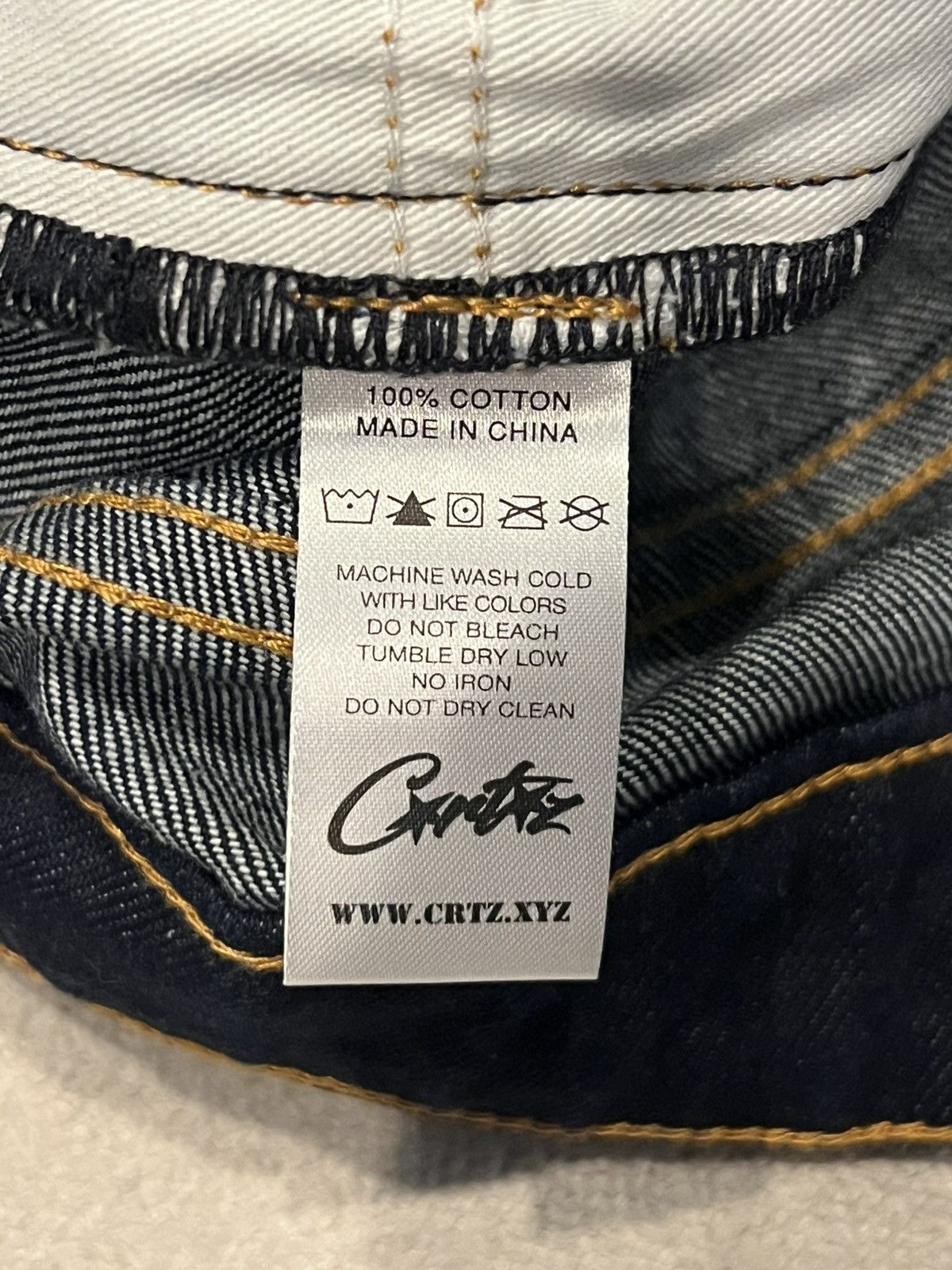 Corteiz Corteiz script logo Dark Indigo denim Size US 34 / EU 50 - 5 Thumbnail