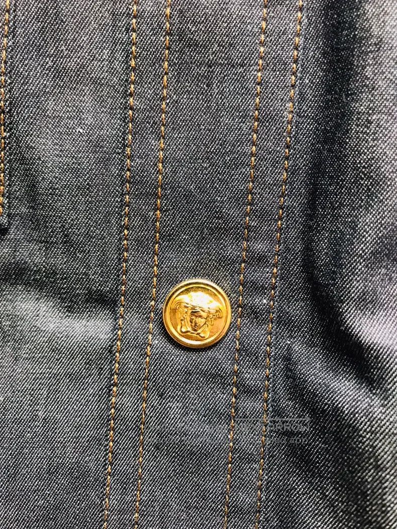 Versace Versace Main line denim shirt Size US L / EU 52-54 / 3 - 6 Thumbnail