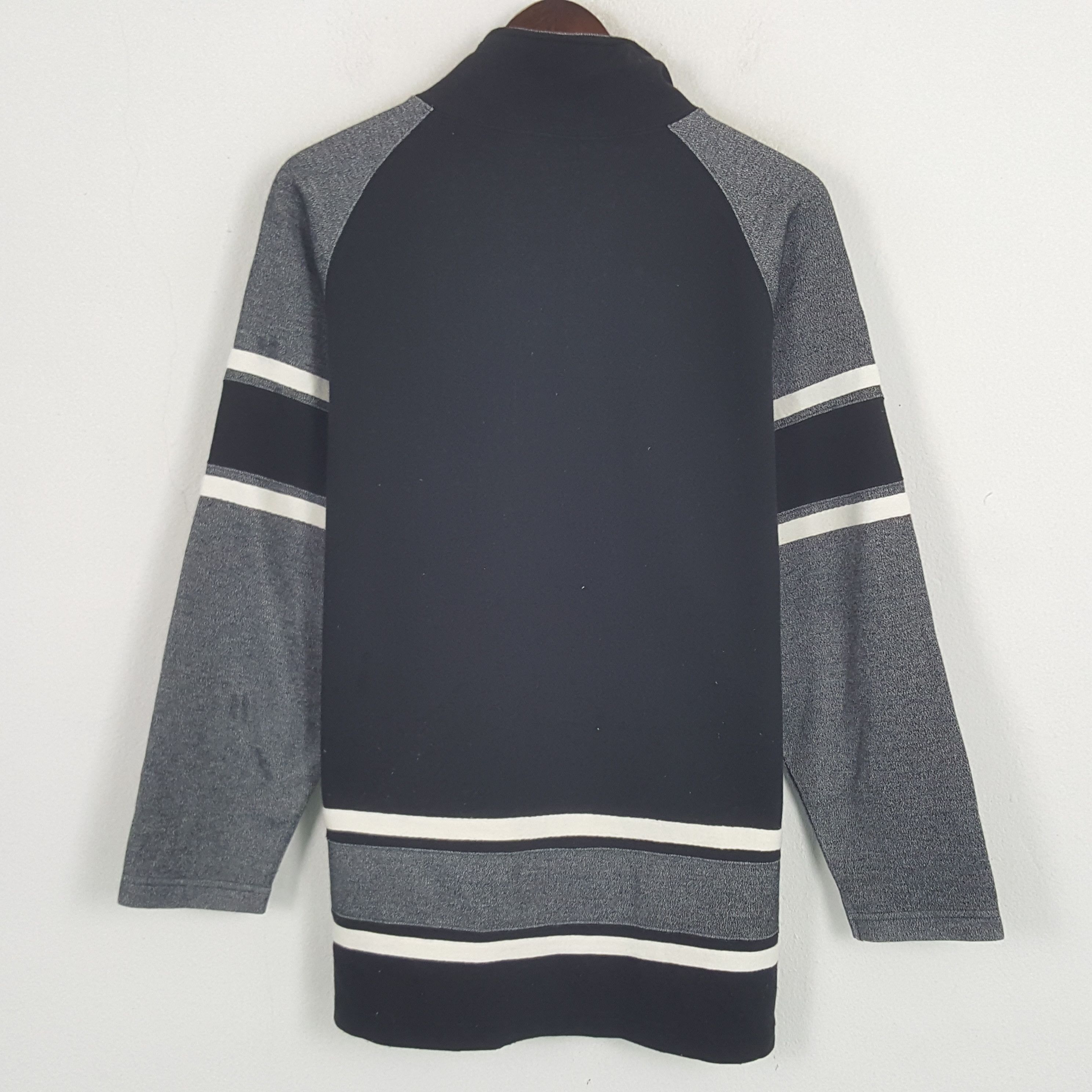 Converse × Vintage Vintage Converse Spell Out Half Zipper Sweatshirt Size US L / EU 52-54 / 3 - 3 Thumbnail