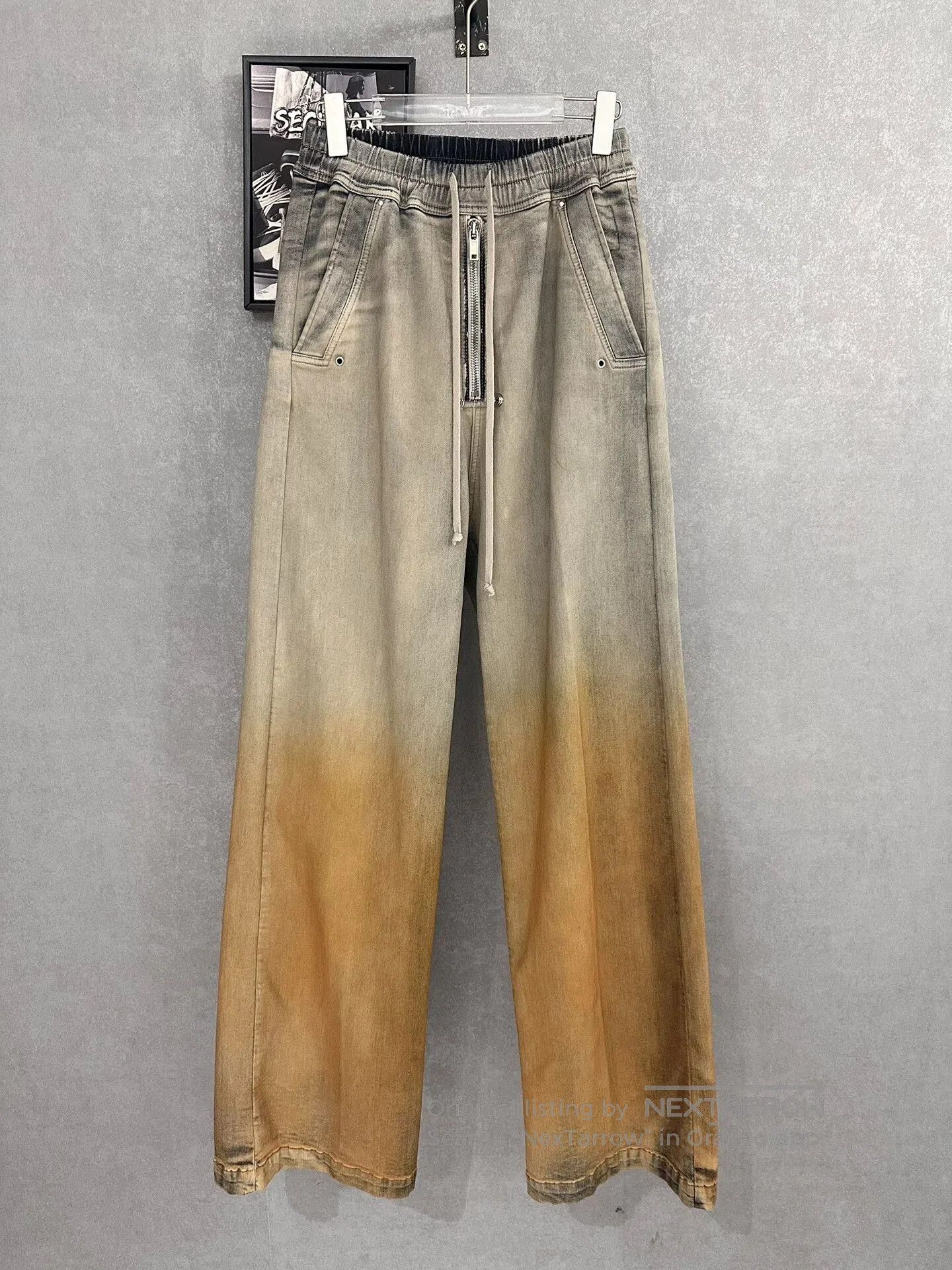 Rick Owens Rick Owens Gradient Wash Wide Leg Pants. Size US 30 / EU 46 - 1 Thumbnail