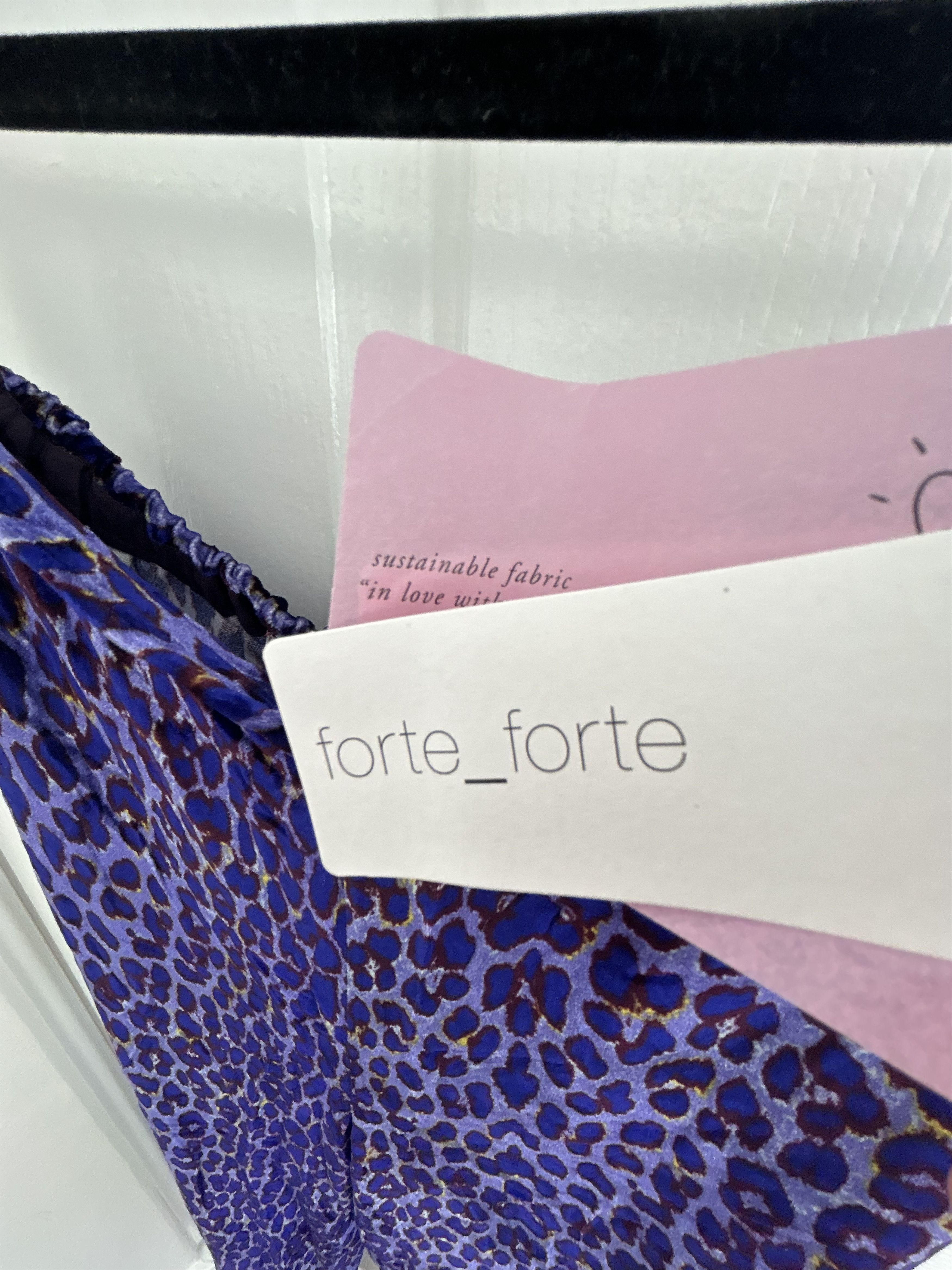 forte_forte Forte Forte animal print velvet wide leg pants Size 28" / US 6 / IT 42 - 3 Thumbnail